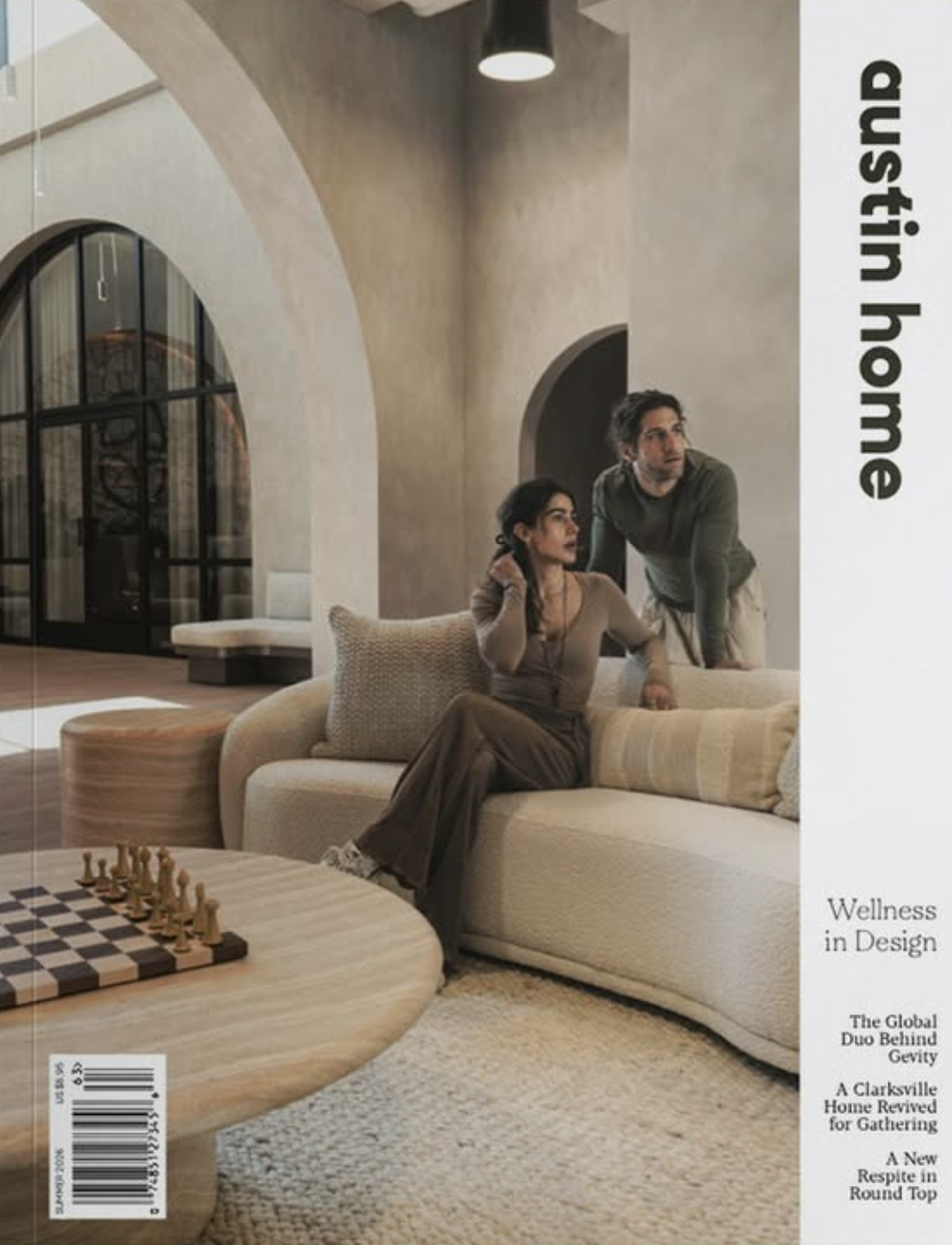 Austin Home Magazine tearsheet, Summer 2026, featuring Round Top chic getaway Stardust Ranch by Urbane Design, photography by Avery Nicole Photography