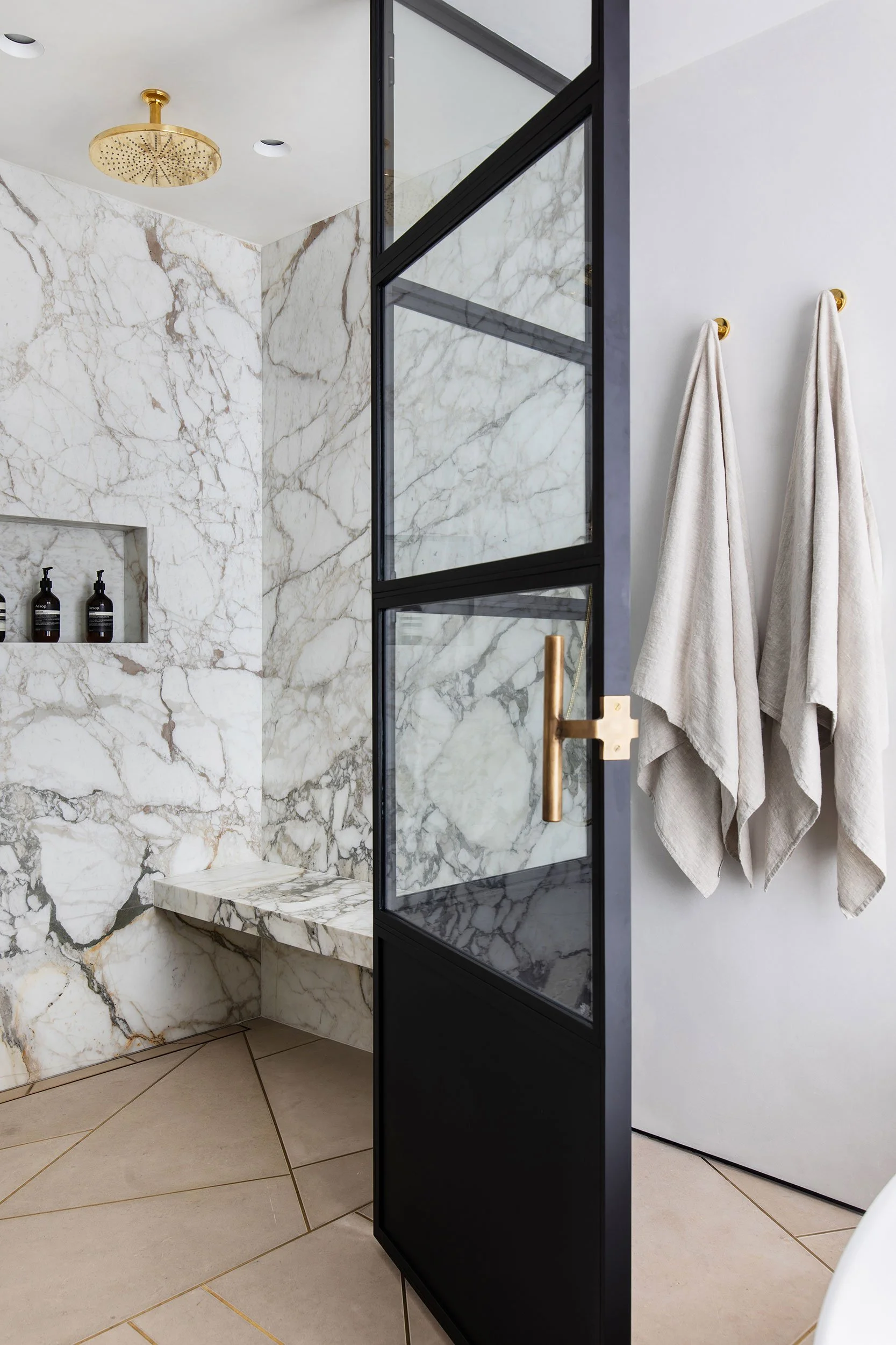 Primary bathroom from Stay Bungalow, Austin Texas, photography by Avery Nicole Photography