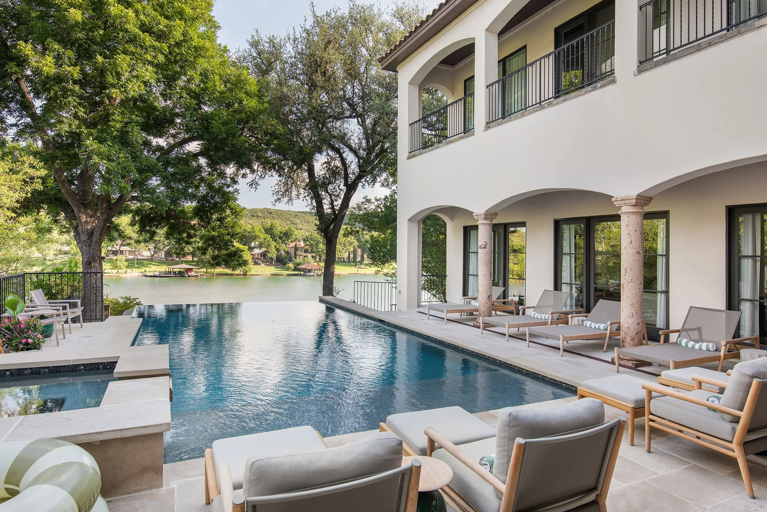 Pool from the Bruton Springs project, designed by HouseMill Design, Austin Texas, photography by Avery Nicole Photography