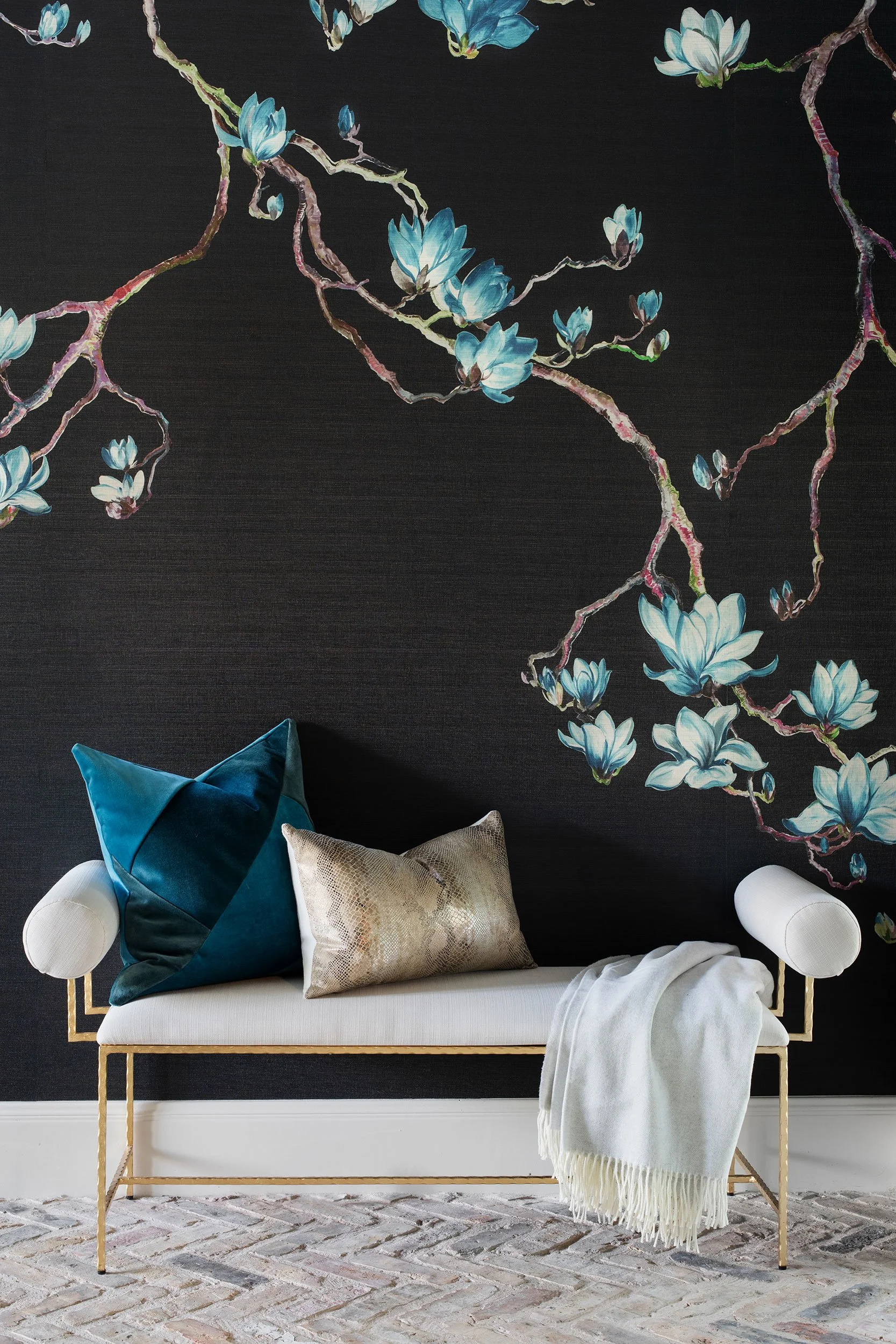 Entry vignette from Classic Casa designed by Heather Scott Home & Design, Austin Texas, photography by Avery Nicole Photography