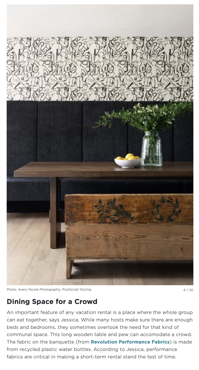 HGTV Magazine online article featuring Rock N Roll Ranch by JDuce Design, Brenham, Texas, photography by Avery Nicole Photography