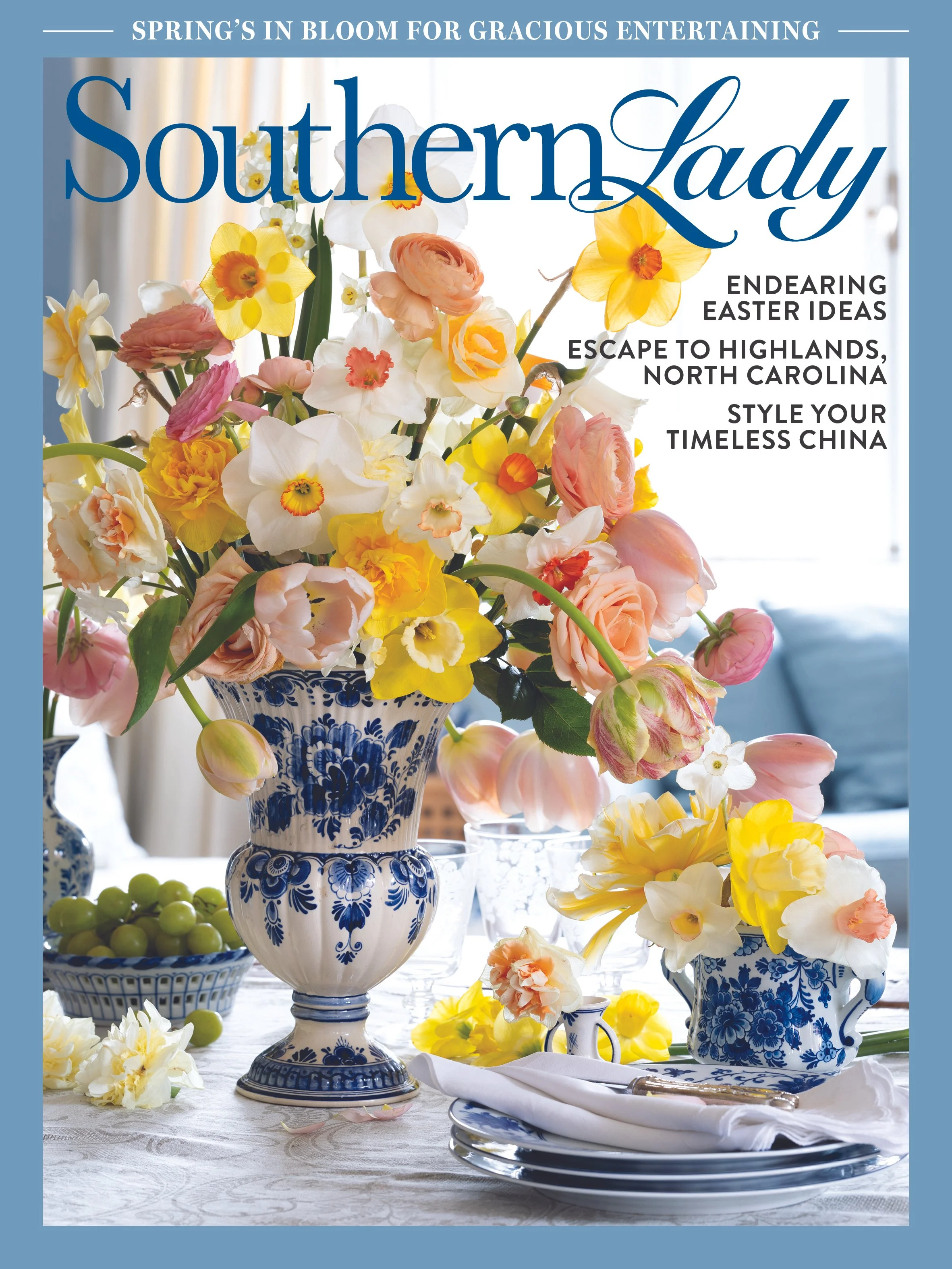 Southern Lady Magazine tearsheet 2025 featuring Austin, Texas home by Heather Scott Home & Design, photography by Avery Nicole Photography