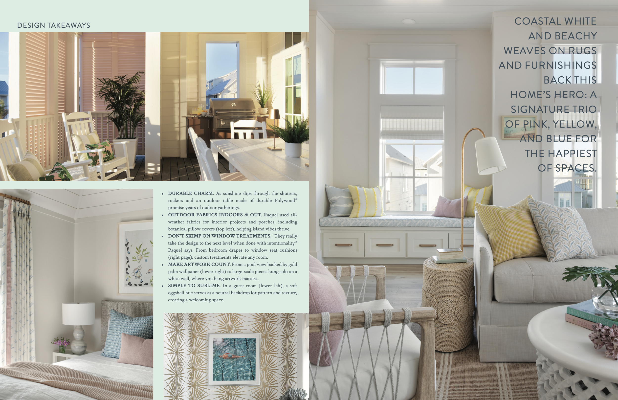 Cinnamon Shore Magazine Summer 2025 featuring Dancing Queen home by Heather Scott Home & Design, Port Aransas, Texas, photography by Avery Nicole Photography
