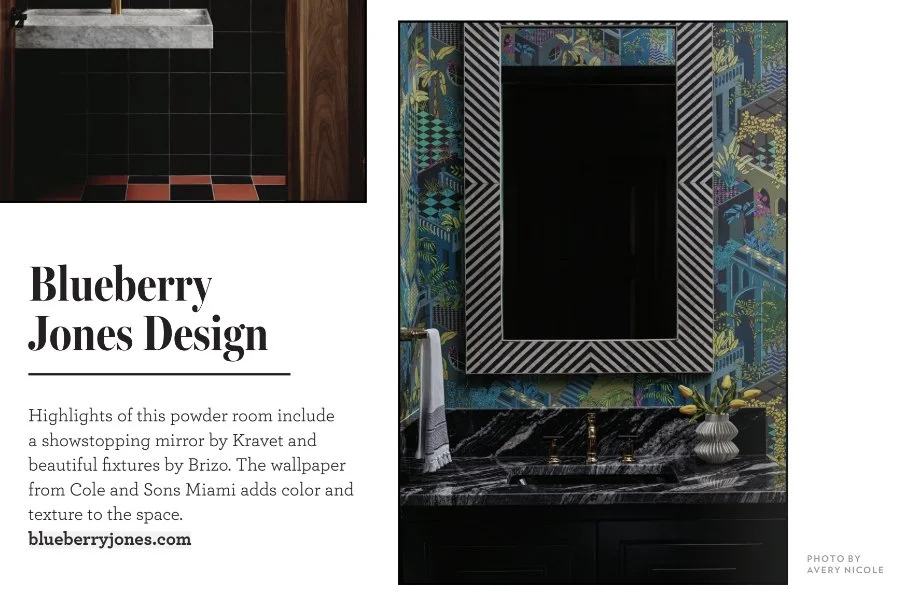 Tribeza Home magazine tearsheet 2025 featuring Heather Scott Home & Design, Hello Kitchen and Blueberry Jones Design, Austin, Texas