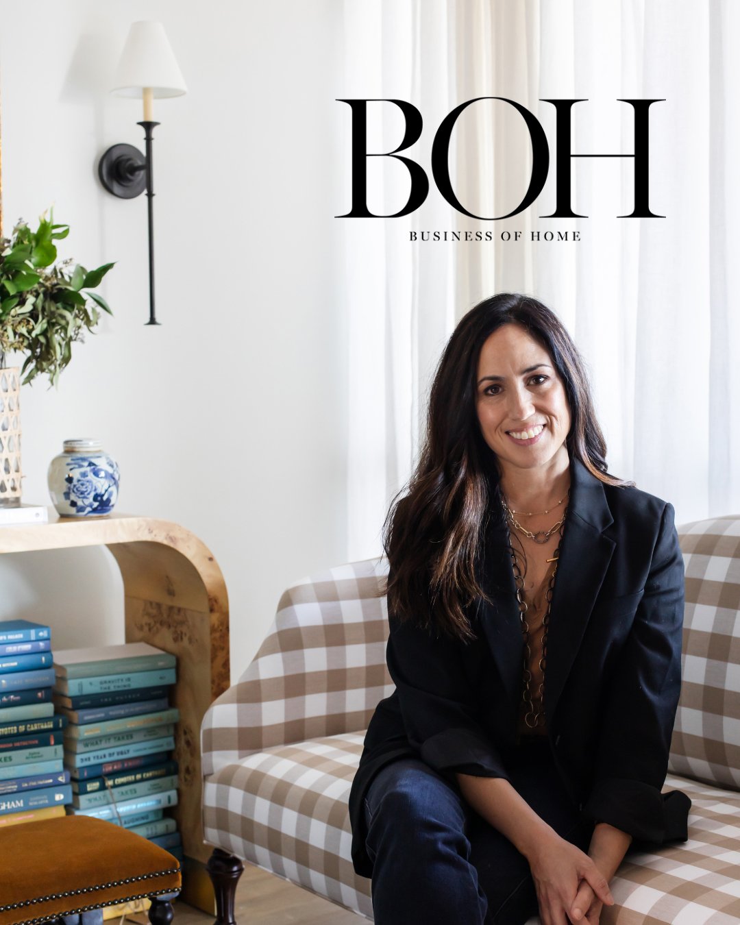 Business Of Home Magazine tearsheet featuring Bleu by TPG by The Pankonien Group, Austin, Texas, photography by Avery Nicole Photography