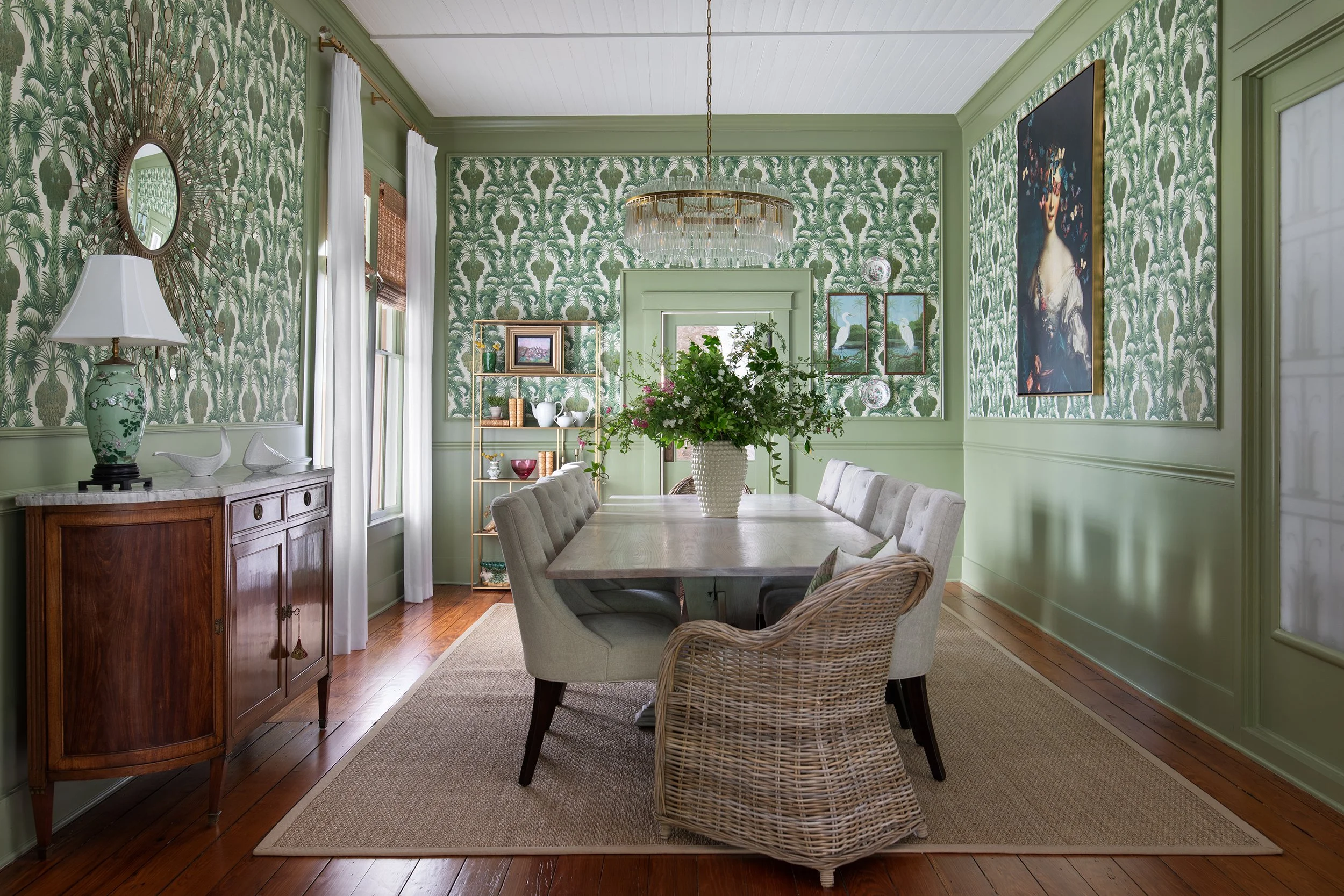 Olive Home dining room design by Patrice Nichole Studio,  residential interior design photography by Avery Nicole Photography and located near Round Top in Smithville, Texas
