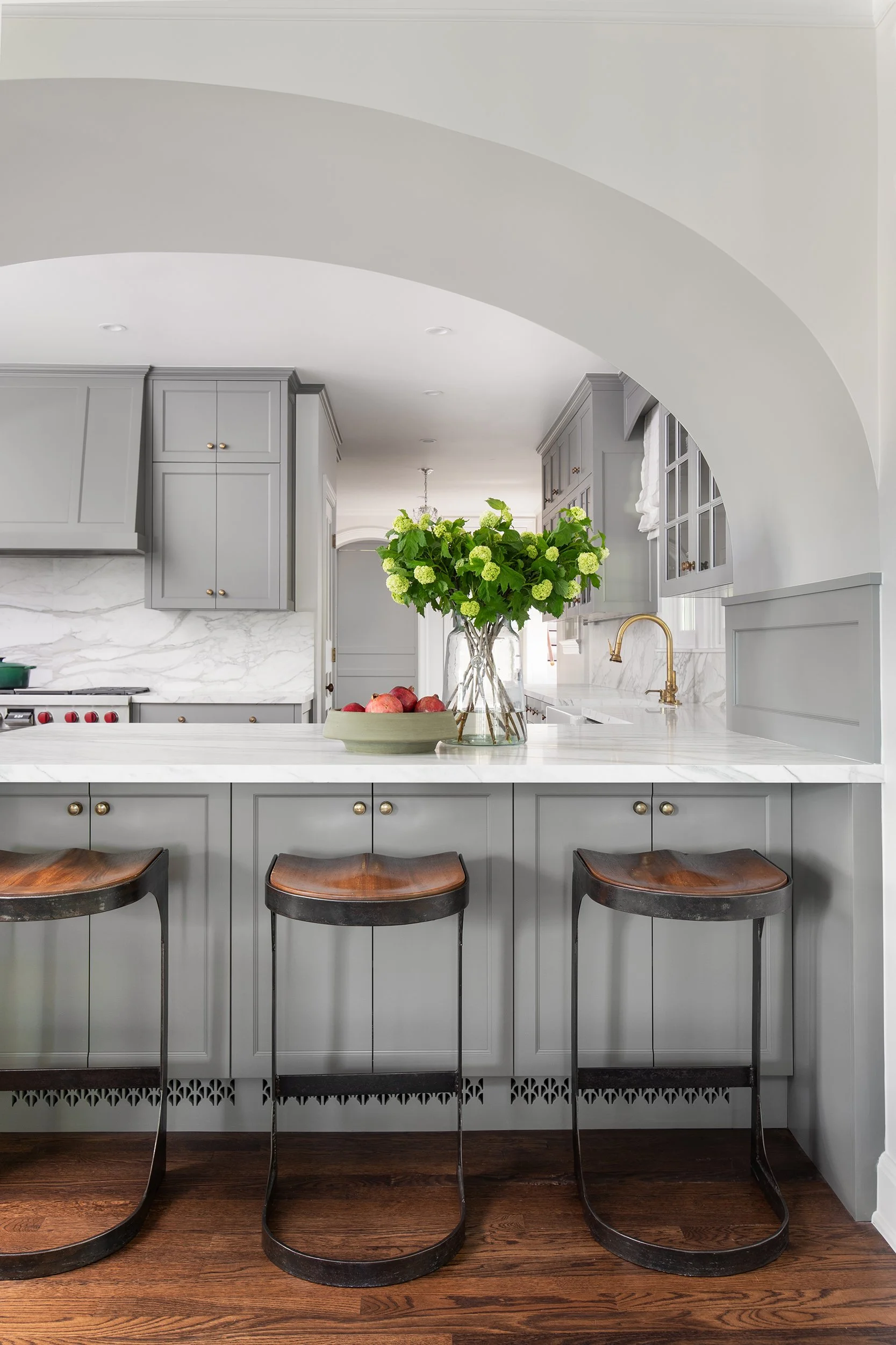 Old Enfield Estate kitchen by Grasso Gay Architects and built by Messer Design + Construction, residential photography by Avery Nicole Photography and located in Old Enfield Neighborhood in Austin, Texas