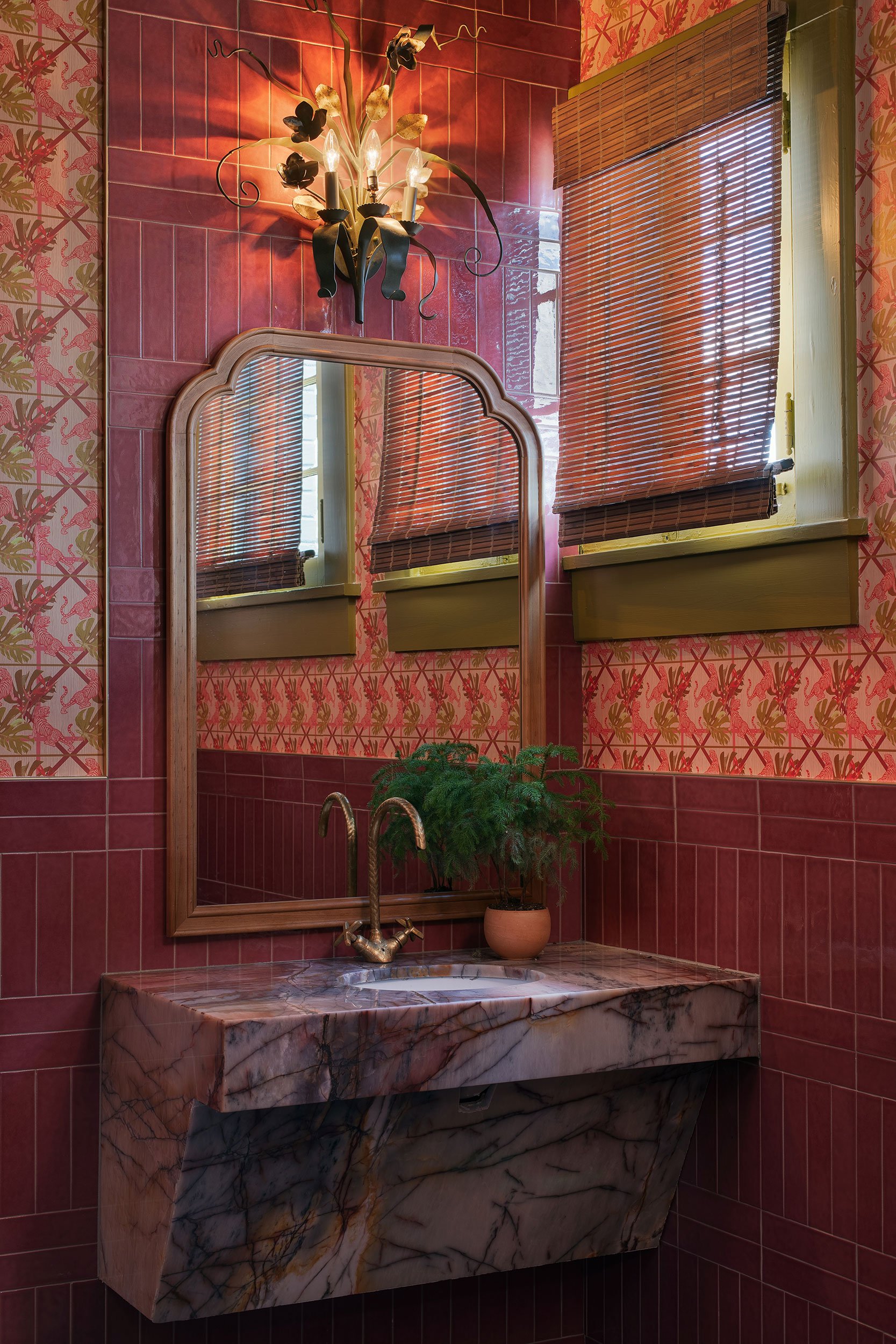Bathroom from the West House project, designed by Chelsea Kloss with LV Collective, Austin Texas, photography by Avery Nicole Photography
