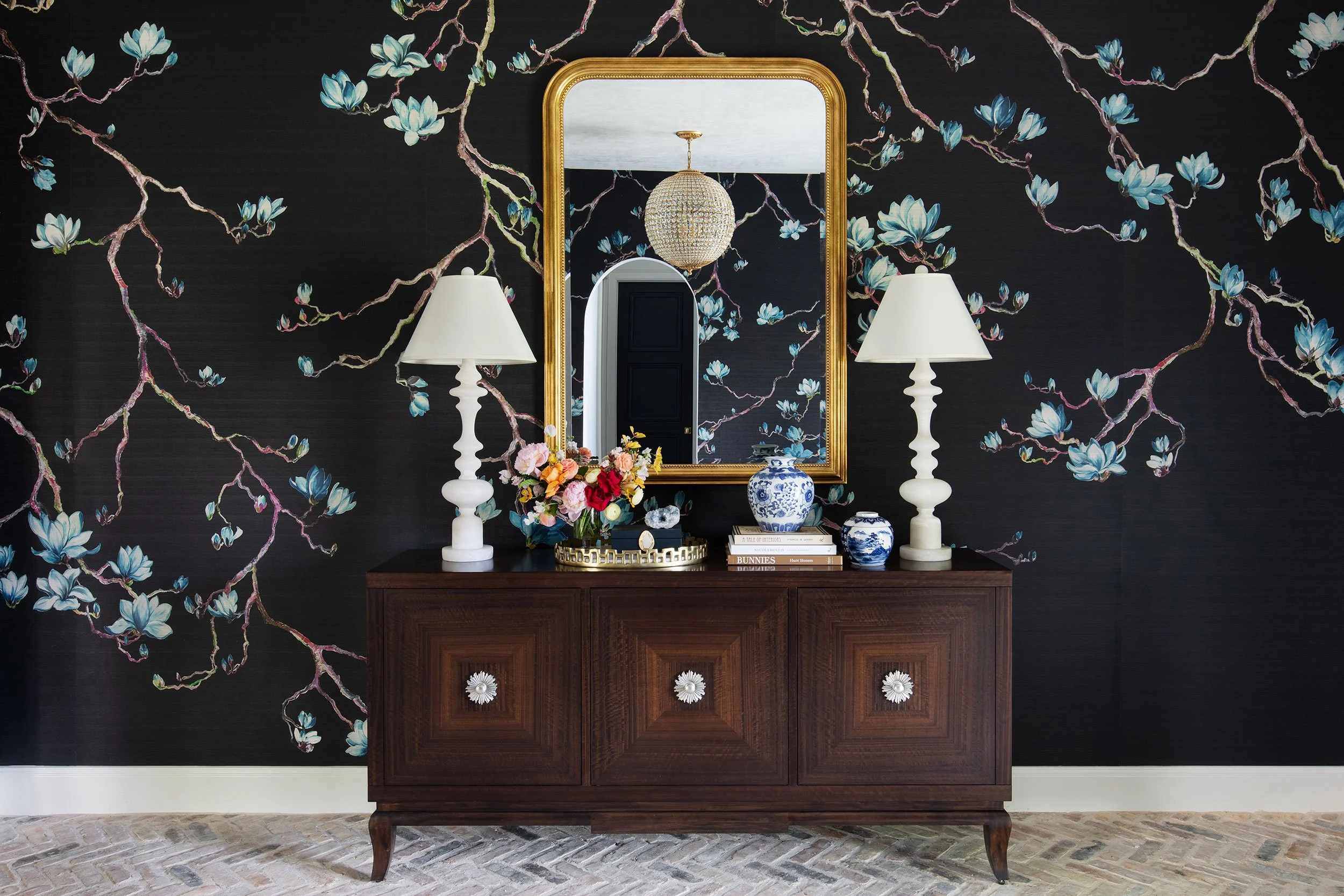 Entry from Classic Casa designed by Heather Scott Home & Design, Austin Texas, photography by Avery Nicole Photography