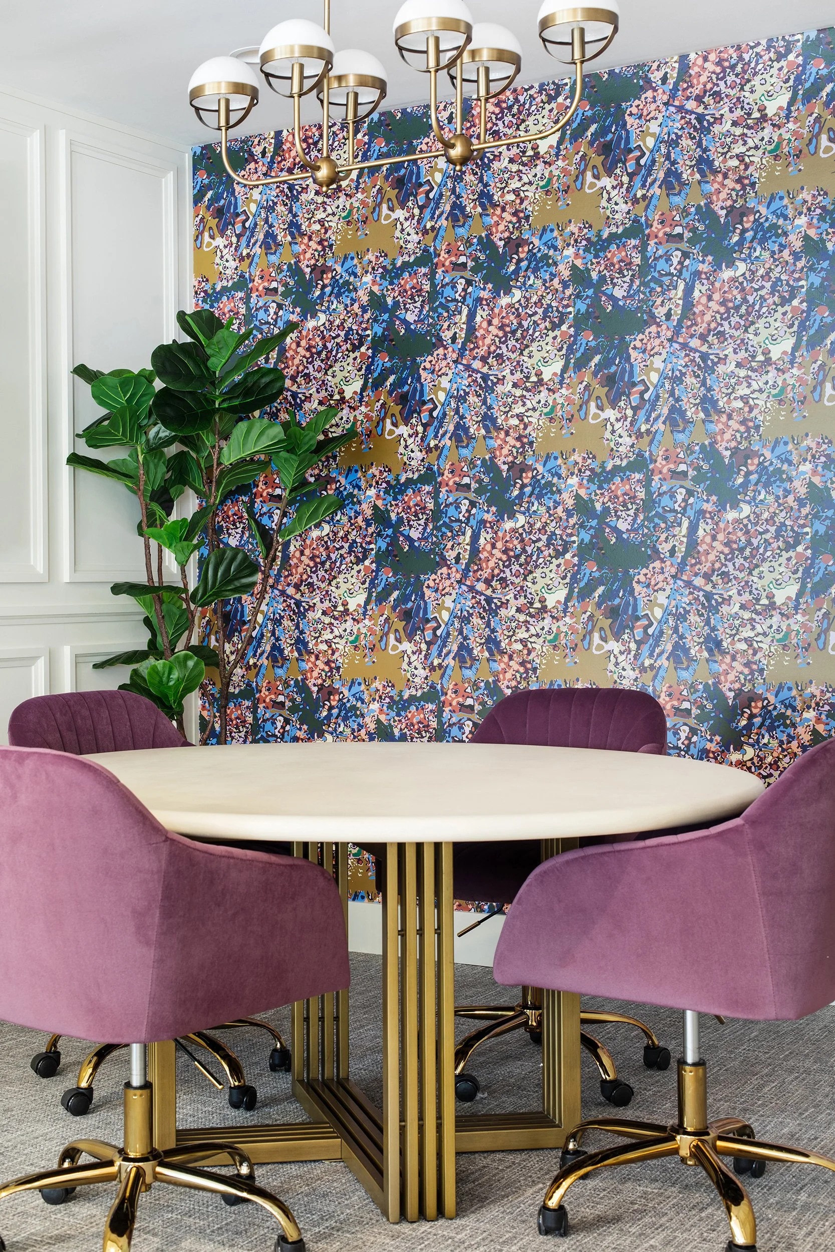 Study rooms from the Waterloo Student Housing designed by Chelsea Kloss with LV Collective, University of Texas at Austin, Austin Texas, photography by Avery Nicole Photography