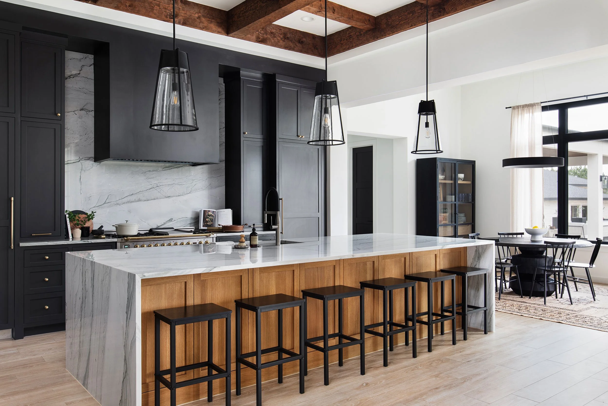 Kitchen from the Barton Creek New Construction project, designed by Urbane Design, Austin Texas, photography by Avery Nicole Photography