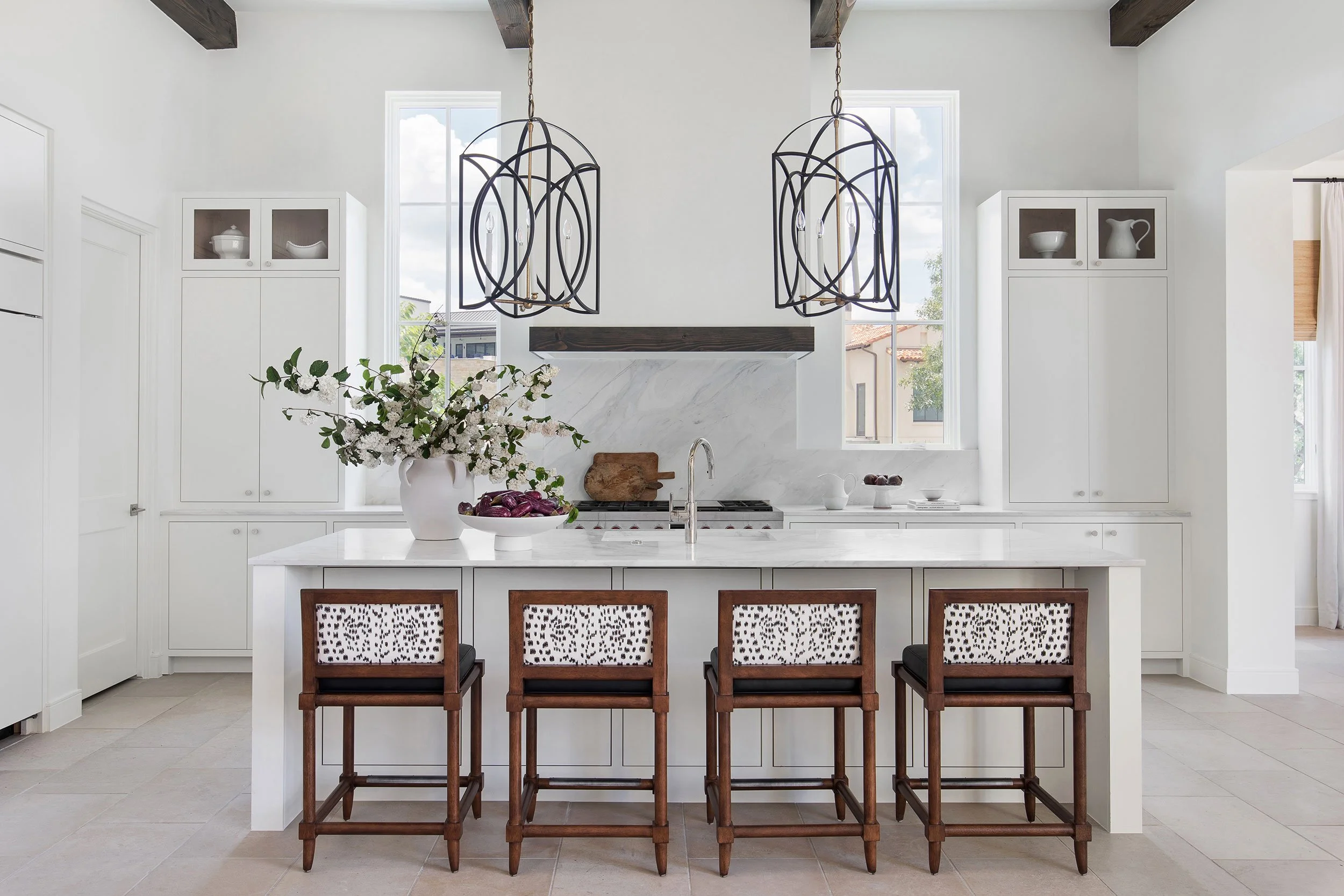 Kitchen from the Amarra Villas project, designed by Heather Scott Home & Design, Austin Texas, photography by Avery Nicole Photography