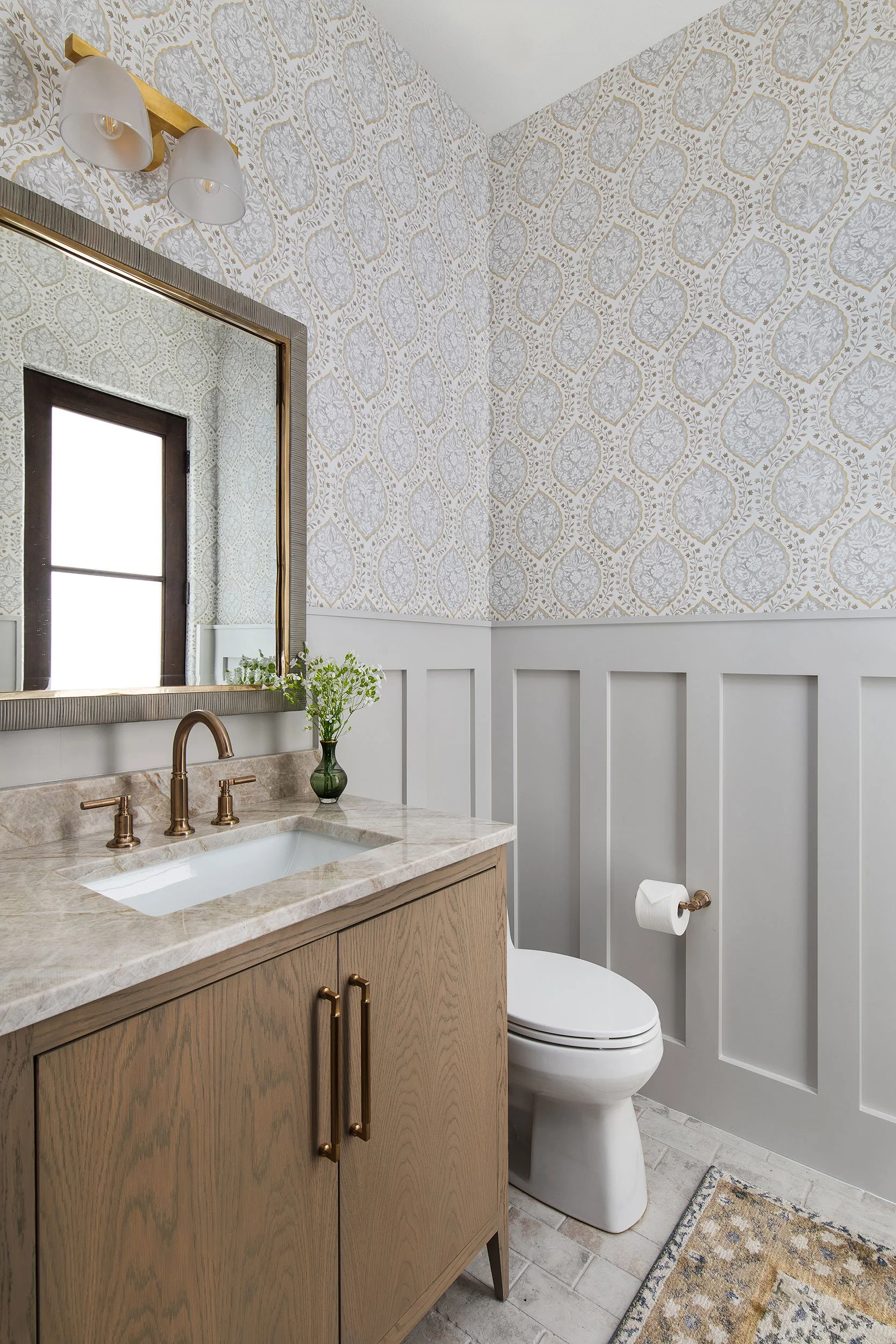 Pool bathroom from the Bruton Springs project, designed by HouseMill Design, Austin Texas, photography by Avery Nicole Photography