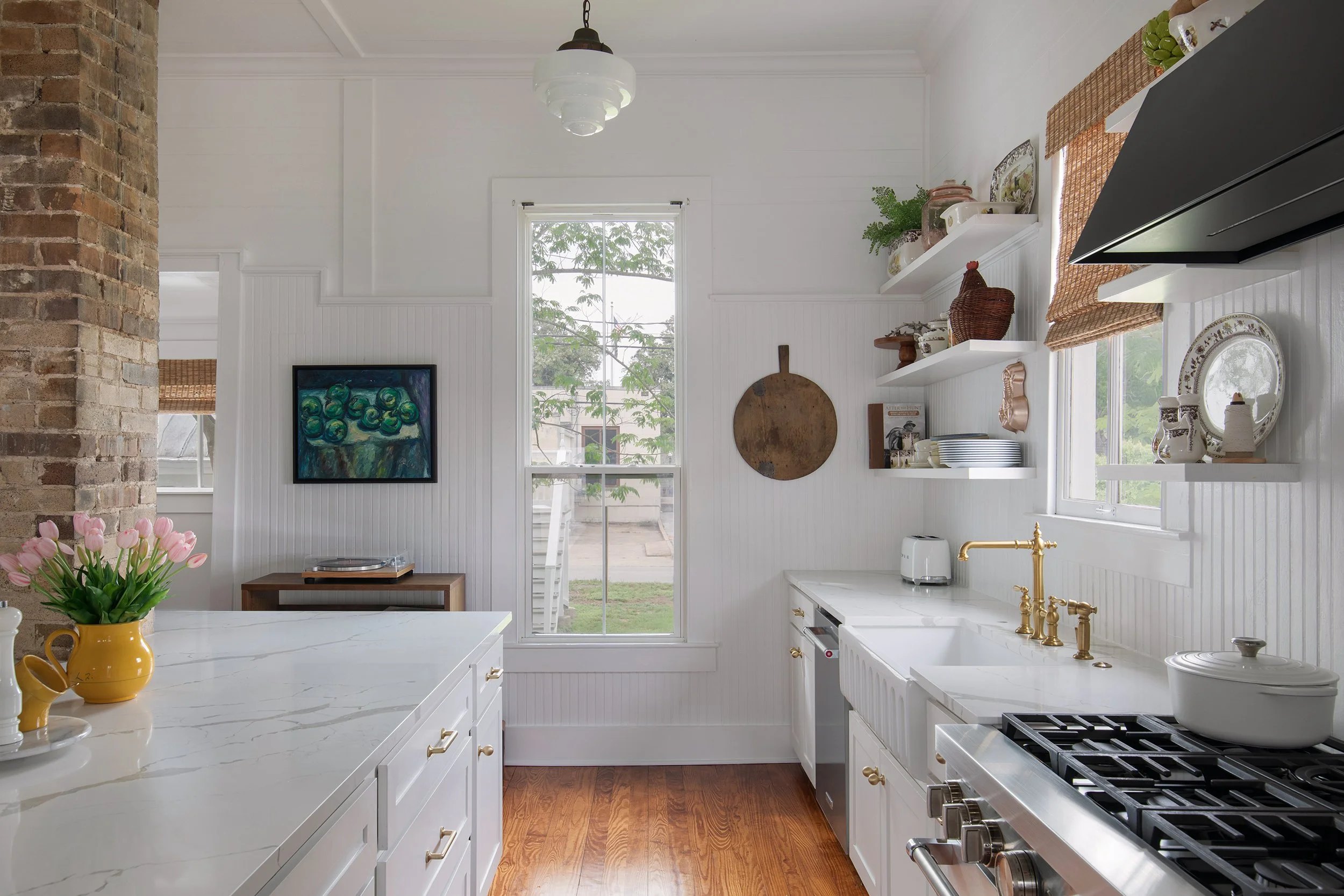 Olive Home kitchen design by Patrice Nichole Studio,  residential interior design photography by Avery Nicole Photography and located near Round Top in Smithville, Texas