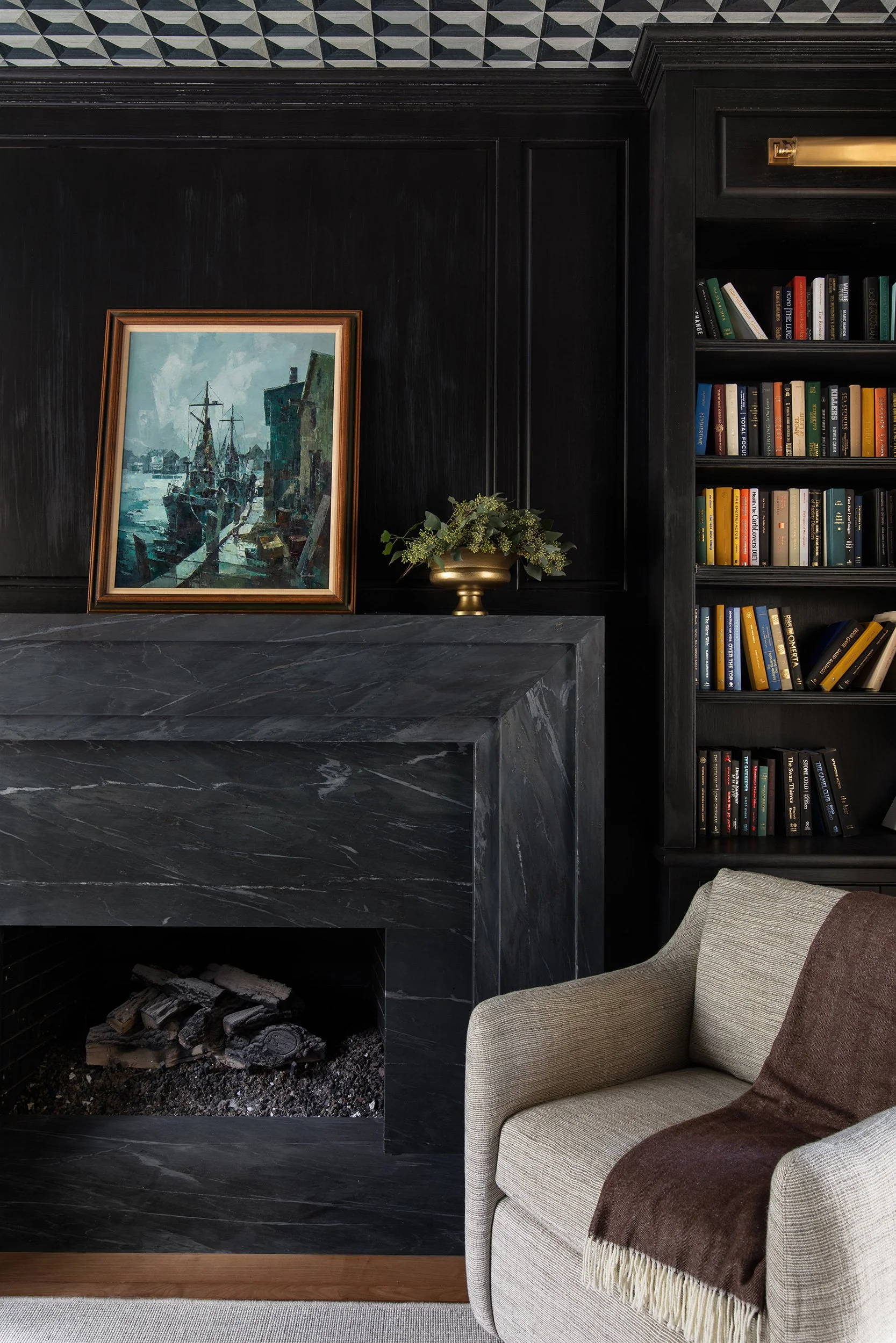 Lake Austin estate home office interior design by The Pankonien Group, residential photography by Avery Nicole Photography and located Austin, TX