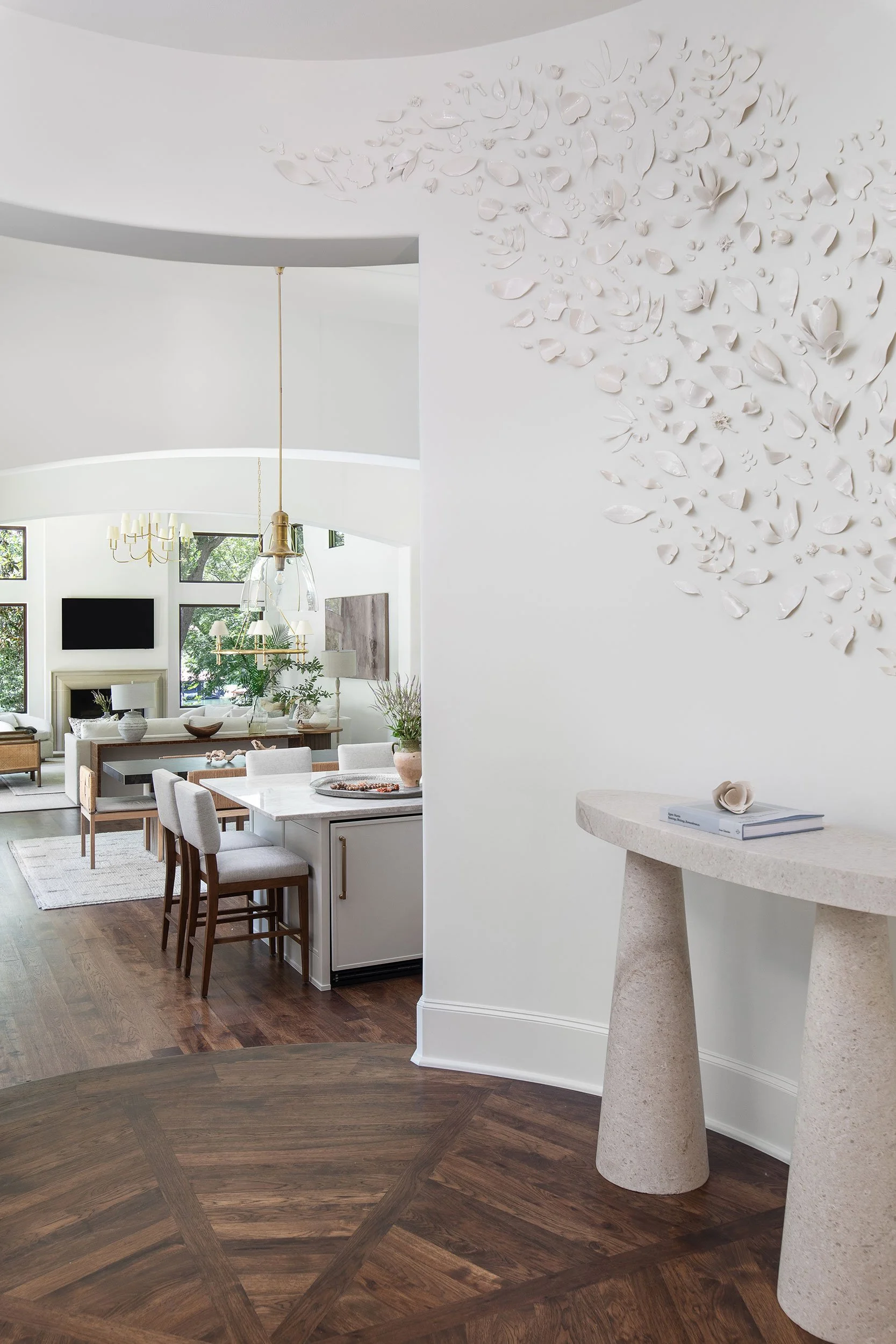 Entry from the Bruton Springs project, designed by HouseMill Design, Austin Texas, photography by Avery Nicole Photography
