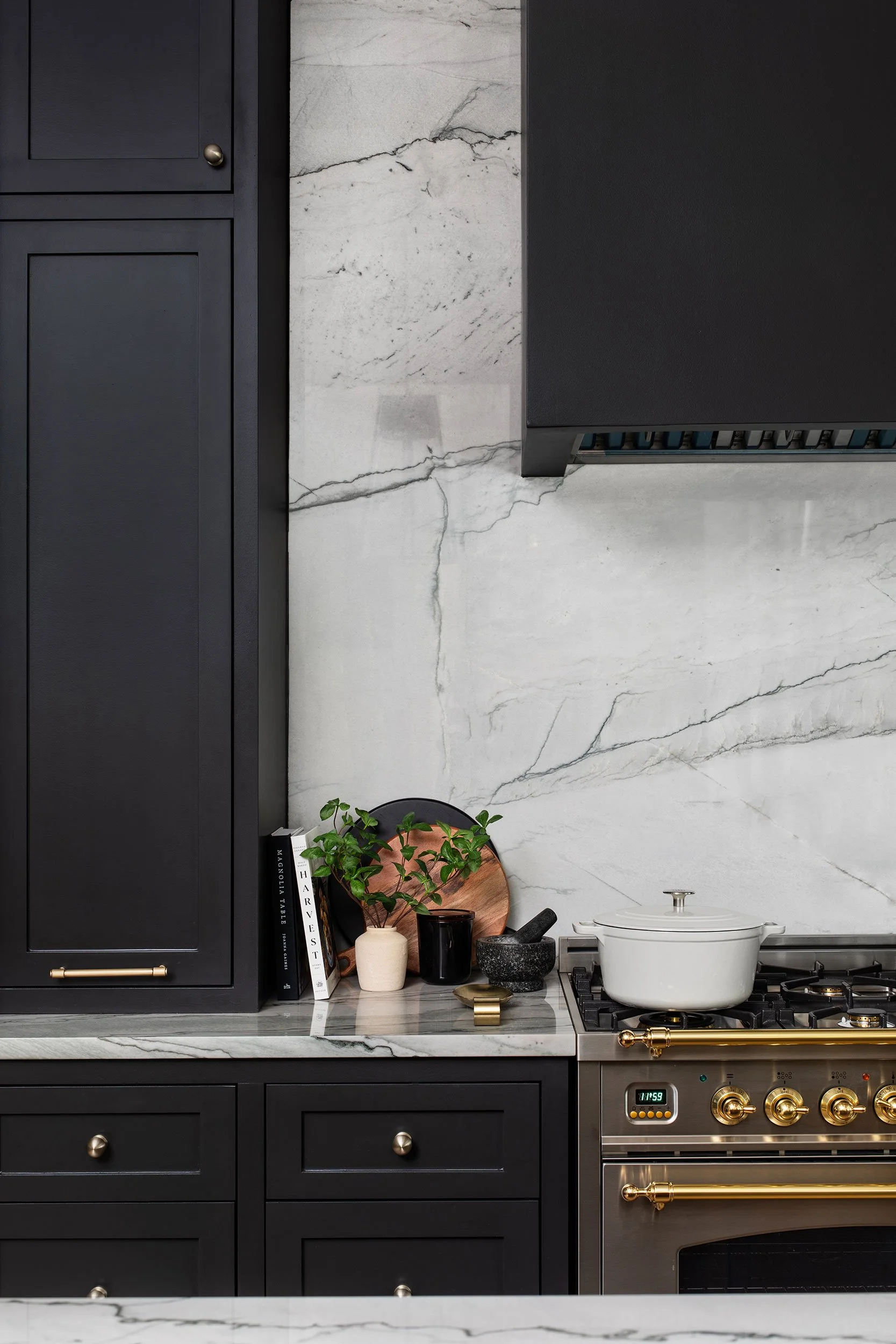 Kitchen vignette from the Barton Creek New Construction project, designed by Urbane Design, Austin Texas, photography by Avery Nicole Photography