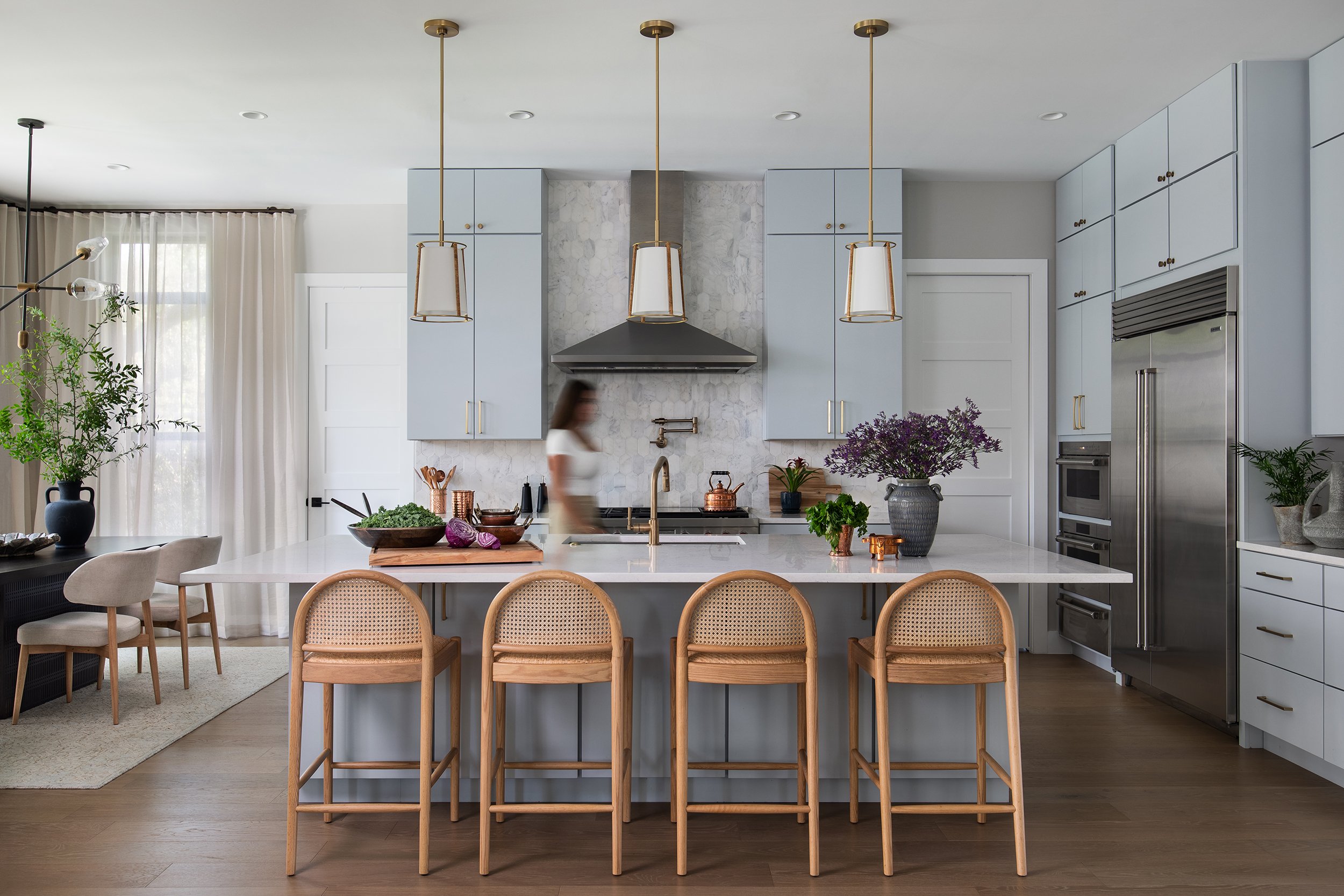 Bamford residence kitchen interior design by Spaces Designed, residential photography by Avery Nicole Photography and located in Austin, Texas