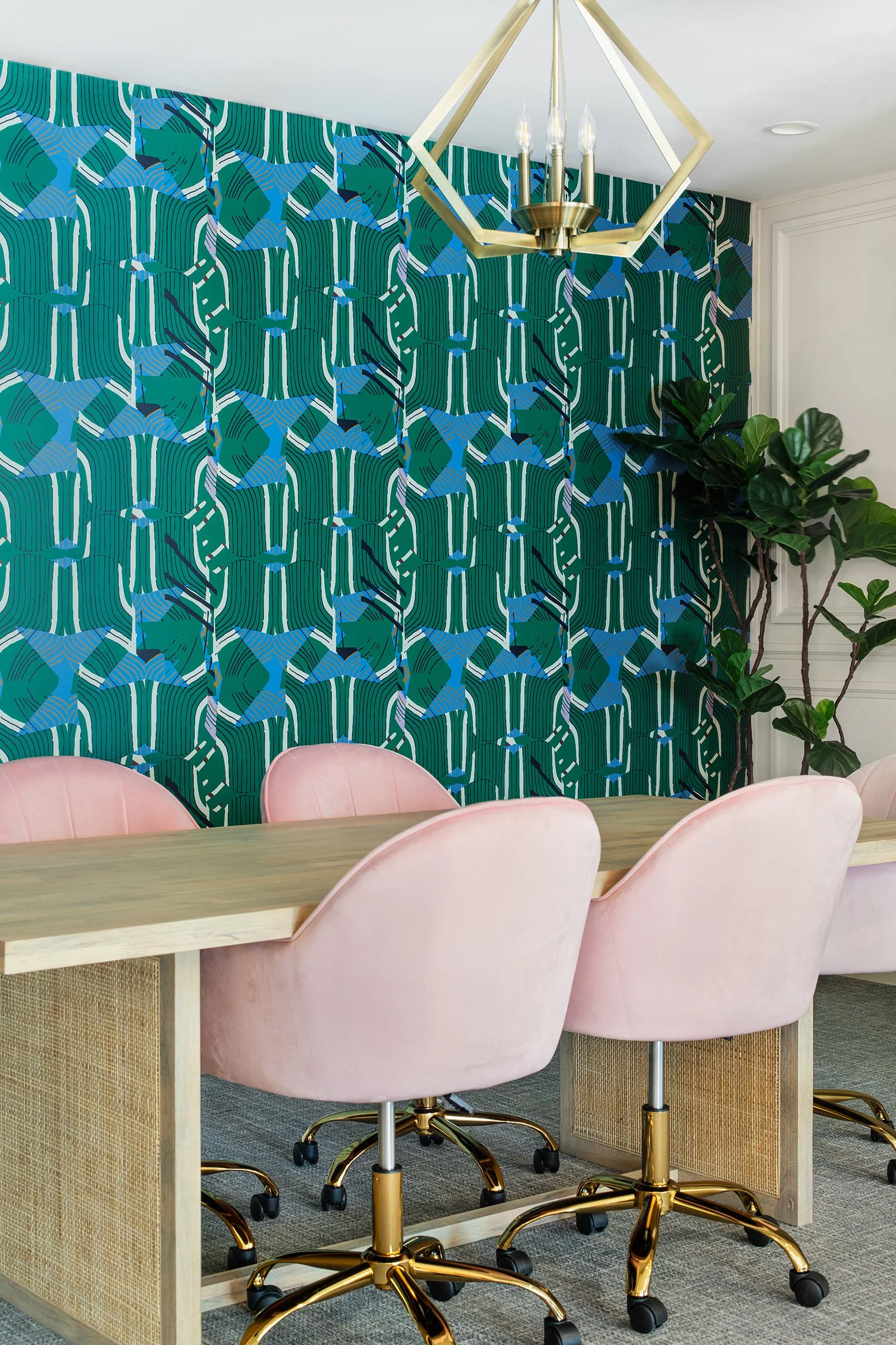 Study rooms from the Waterloo Student Housing designed by Chelsea Kloss with LV Collective, University of Texas at Austin, Austin Texas, photography by Avery Nicole Photography