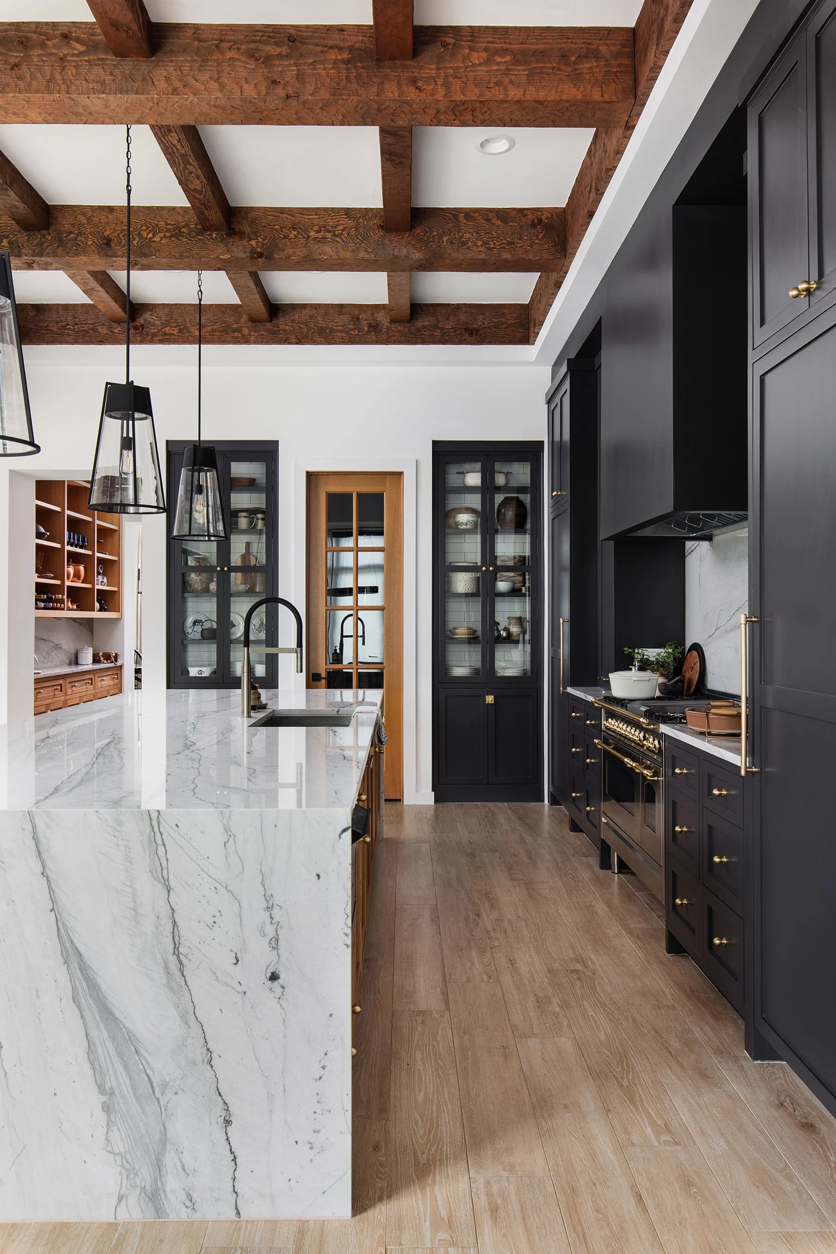 Kitchen from the Barton Creek New Construction project, designed by Urbane Design, Austin Texas, photography by Avery Nicole Photography
