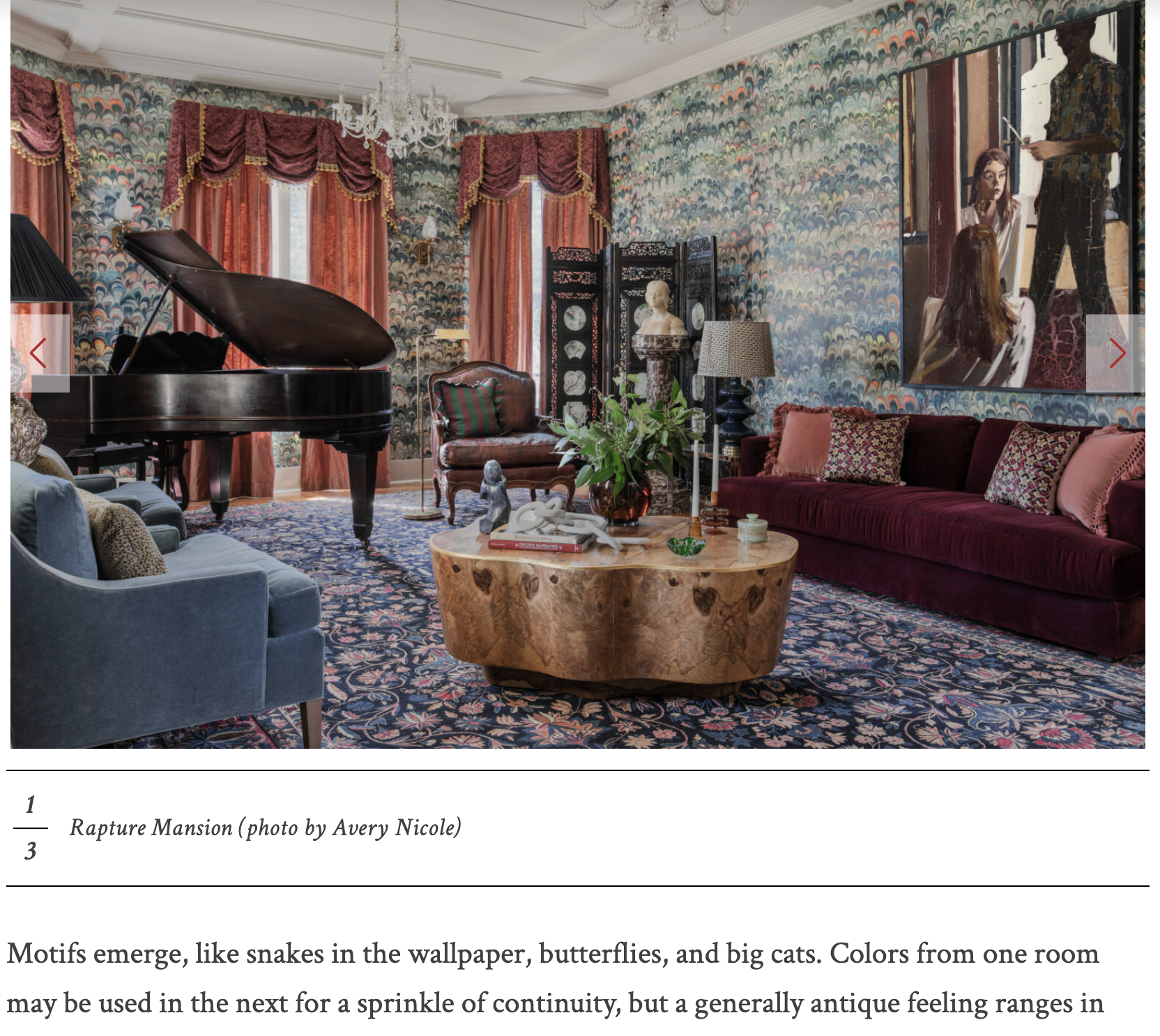 Tribeza Magazine 2024 tearsheet featuring The Menagerie by Sarah Stacey Interior Design, Fredericksburg, Texas, photography by Avery Nicole Photography
