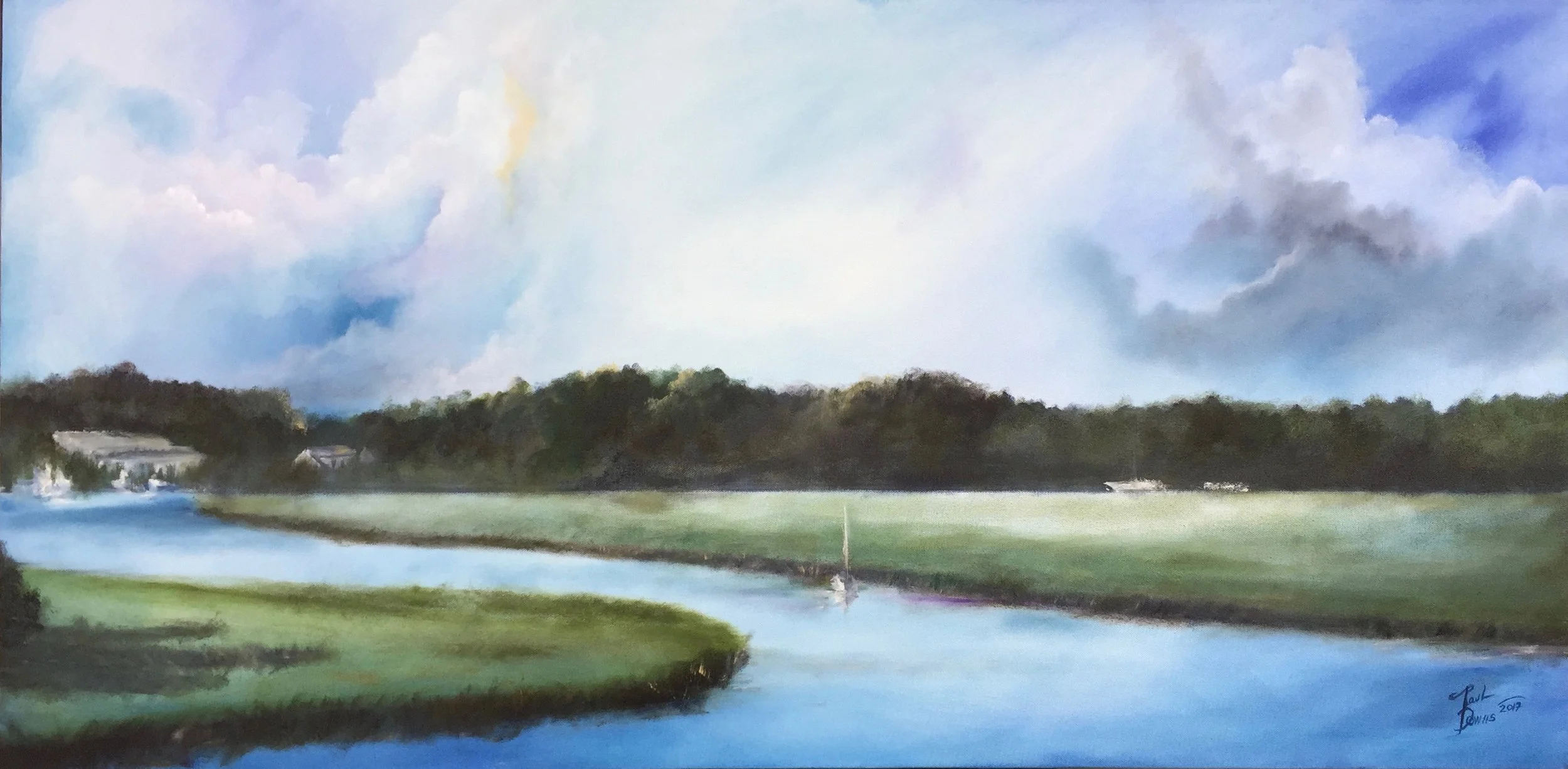 Wilmington View 24x48 Oil (SOLD)