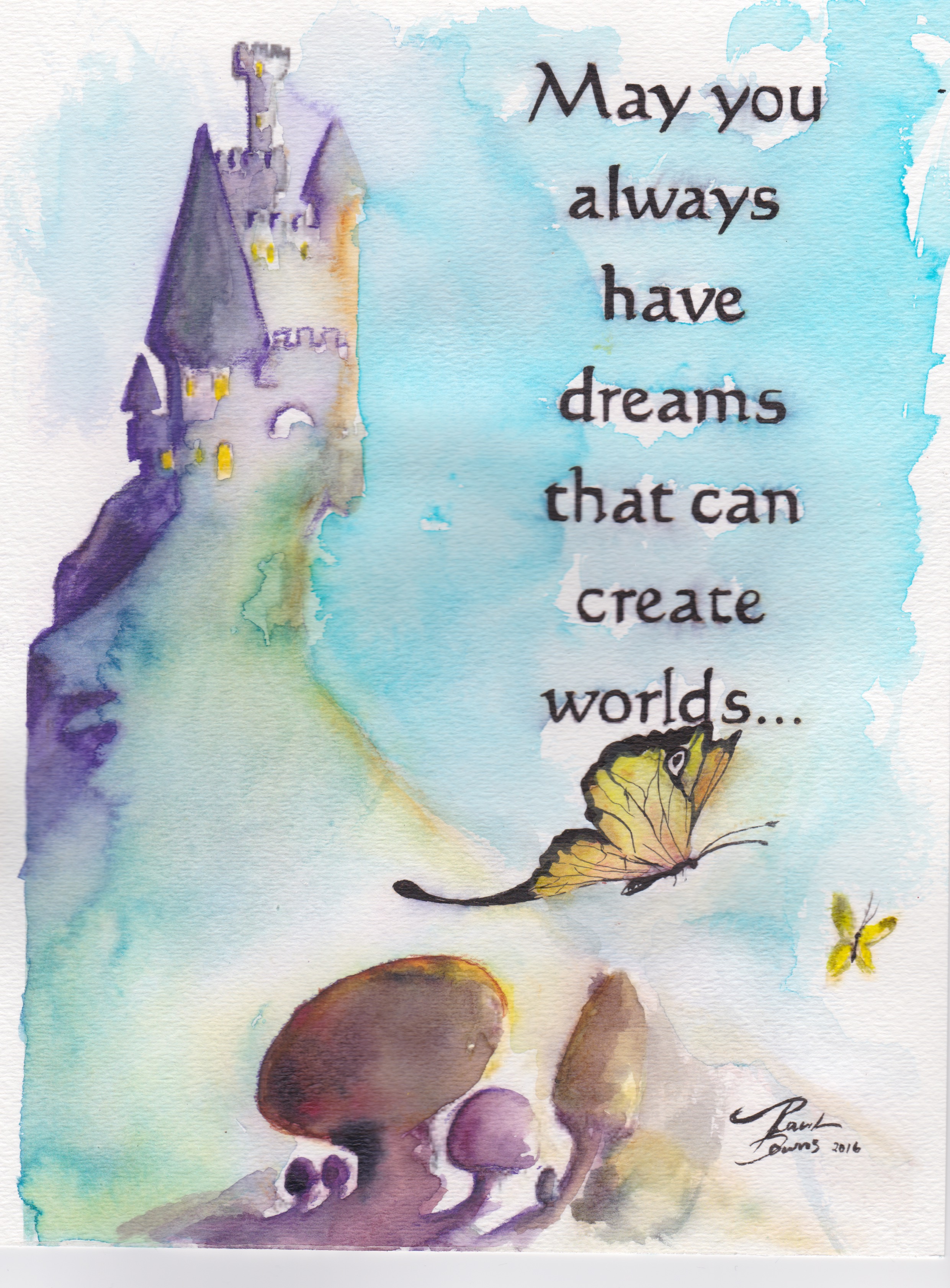 %22May You have...%22 8x10 watercolor andink by Paul Downs.jpeg