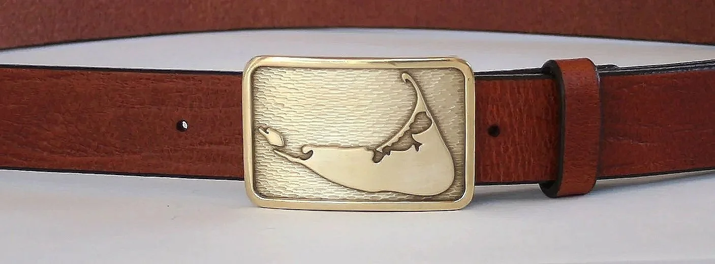 Nantucket Map Buckle - $75.00