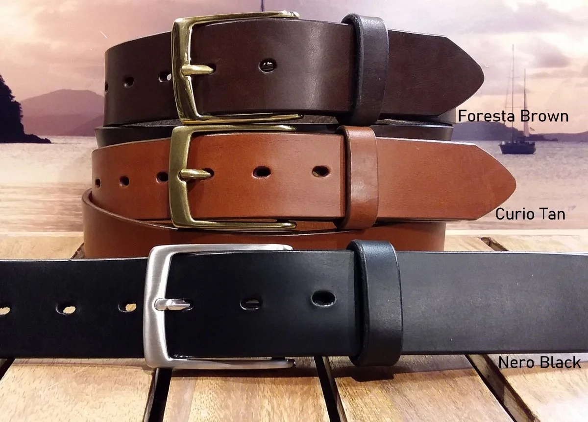 Cape Cod Handmade 1"Leather Belt Straps - $72.00