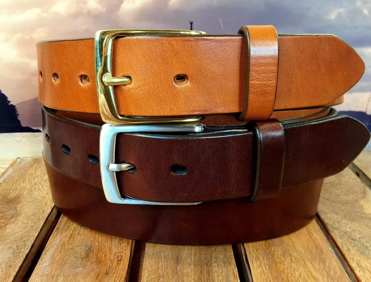 Cape Cod Handmade Leather 1-1/2" Belt Straps $80.00