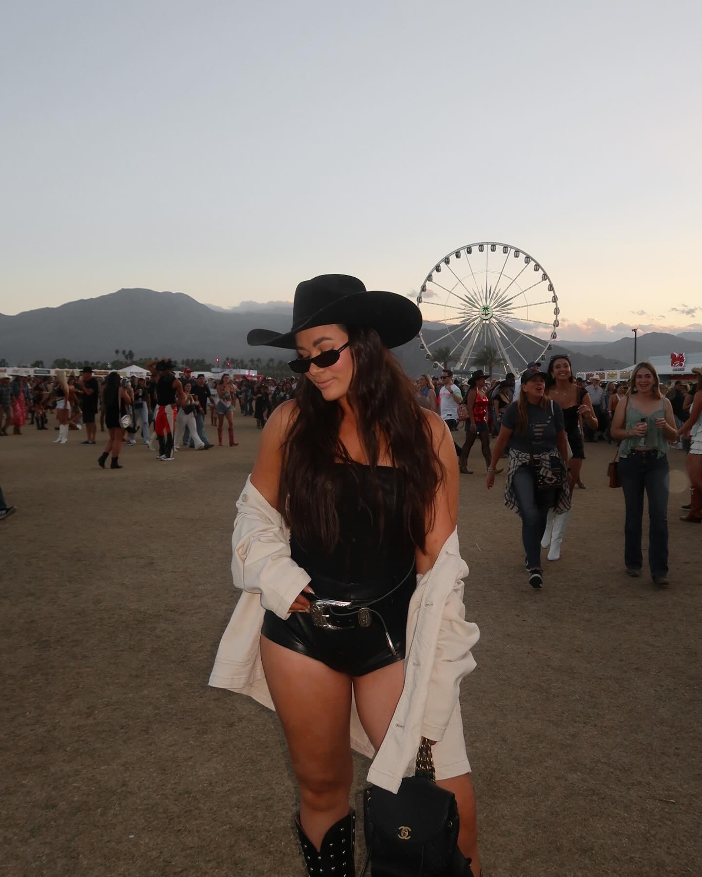 In my element 🤠🖤 stagecoach day one in the books !!!