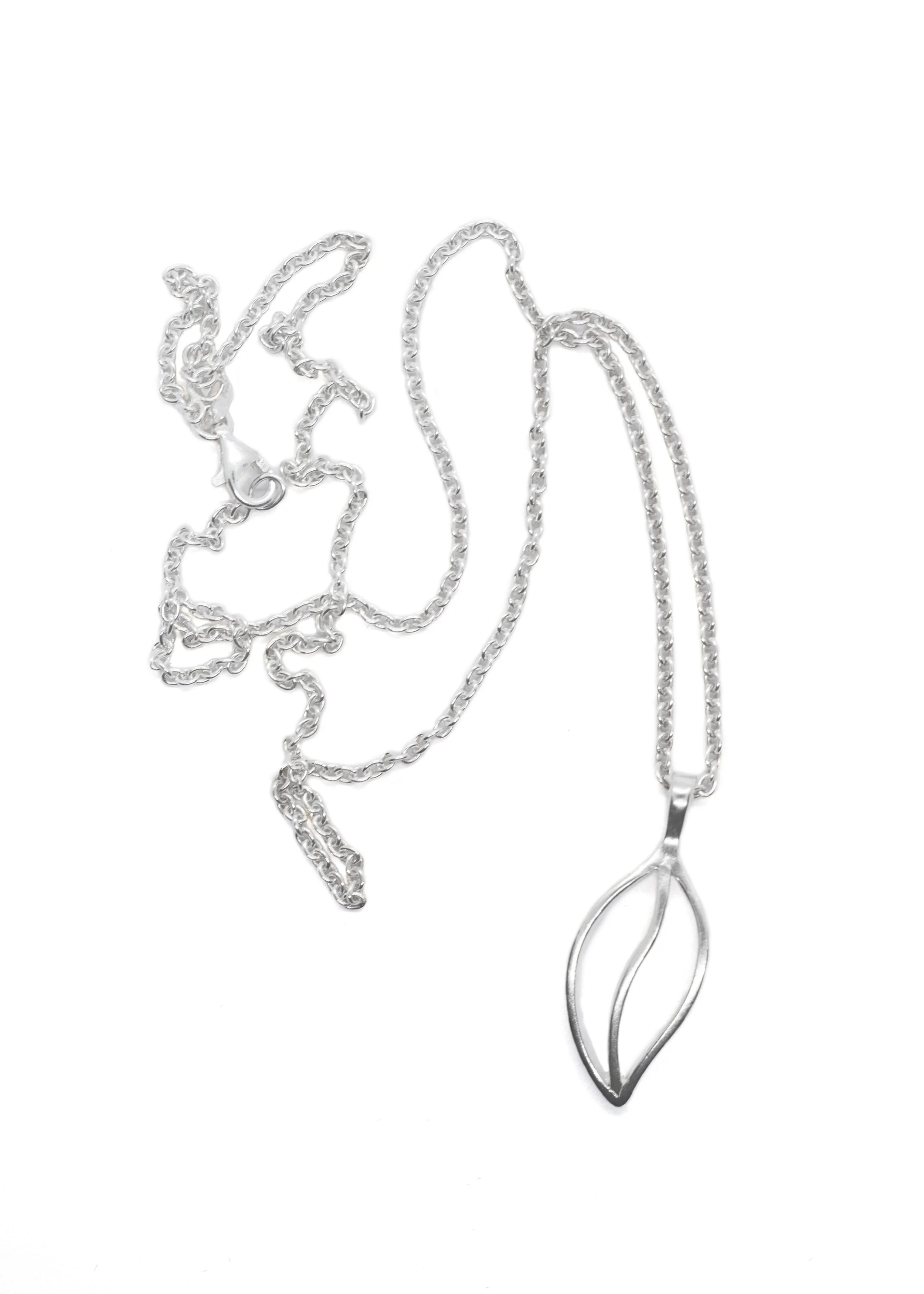 Leaf Pendant (small) + Chain
