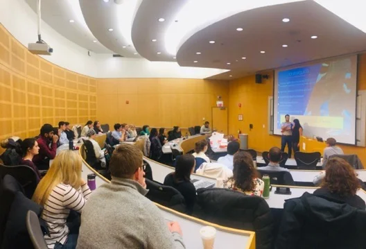 Med students at Northwestern learning about the basics of tourniquet use