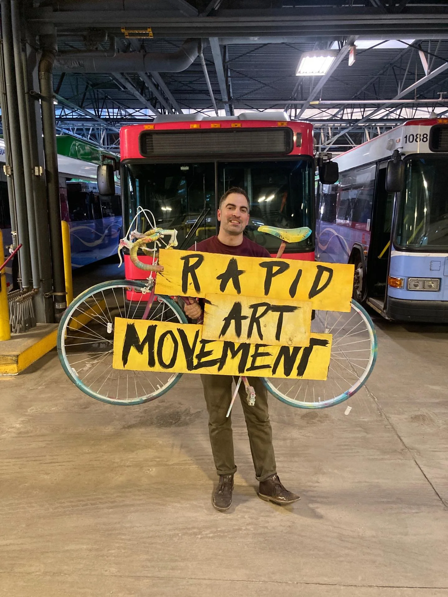 Rapid Art Movement was a blast last Friday and Saturday nigh! We saw nearly 150 people ride the DASH with us as we celebrated the Grand River through 7 performances and artwork by 7 artists. Big thanks to @bryaneslerphoto for capturing our first ride