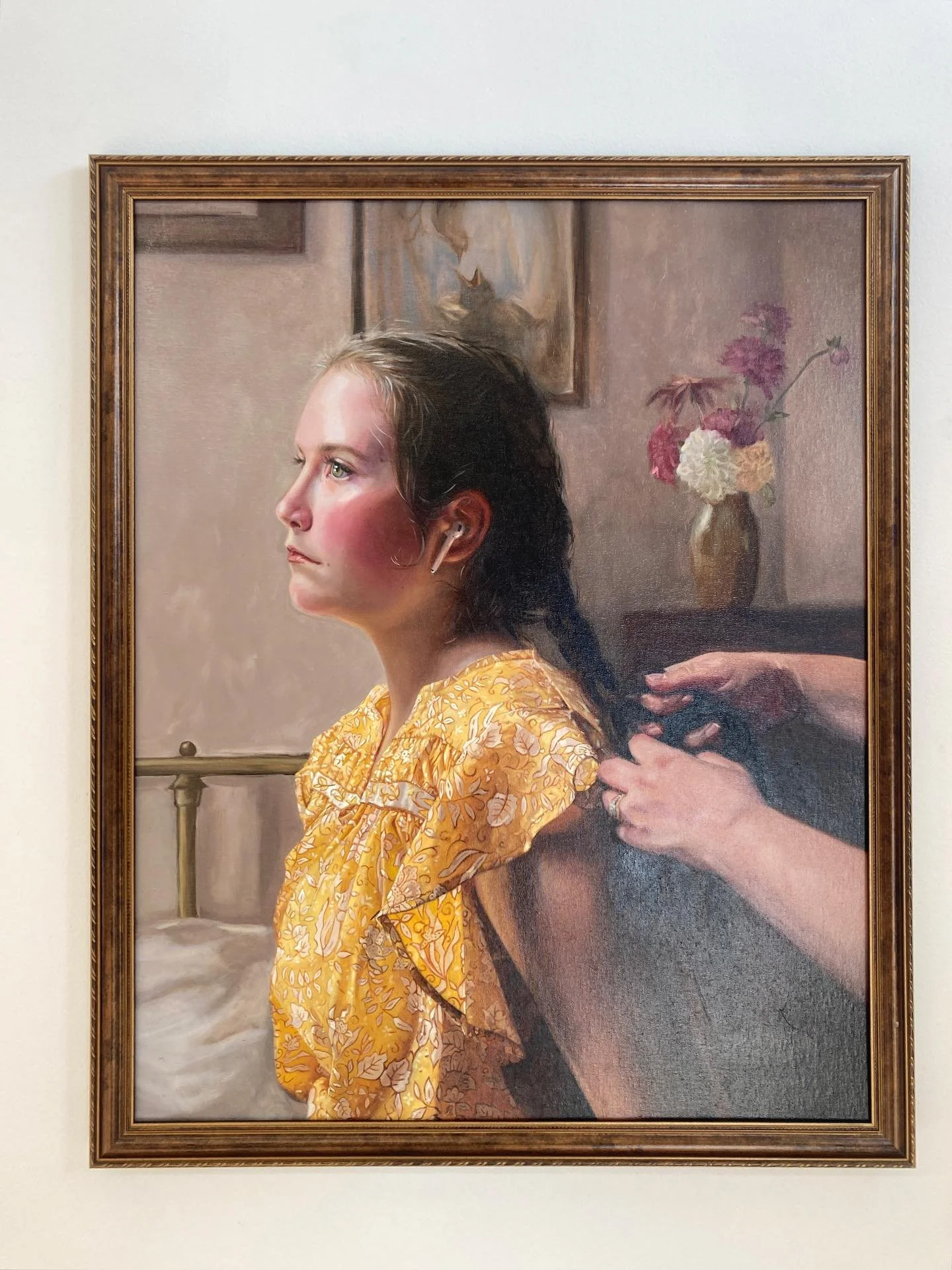 A sneak peek of our latest art show, opening Friday from 6&ndash;9pm at the One Oh Six Gallery as part of @firstfridayartwalkdowntown 🔺

The paintings are gorgeous, full of detail, and oh so relatable. We are one of six downtown galleries staying op