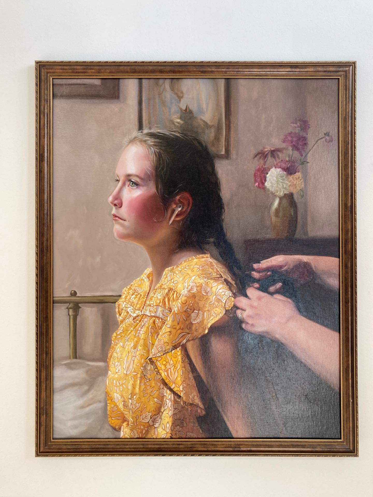 A sneak peek of our latest art show, opening Friday from 6&ndash;9pm at the One Oh Six Gallery as part of @firstfridayartwalkdowntown 🔺

The paintings are gorgeous, full of detail, and oh so relatable. We are one of six downtown galleries staying op