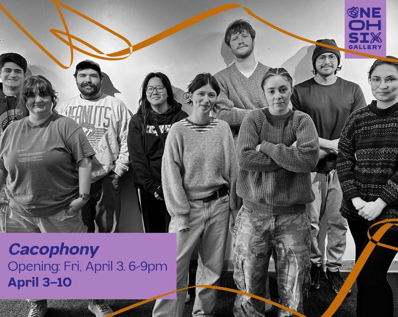 Join us next Friday for the opening of &ldquo;Cacophony,&rdquo; fresh work by nine @kcadoffsu students. It&rsquo;s sure to be a riot. Once again we&rsquo;re excited to host the hard work of local art students, and it&rsquo;s not just us. Two blocks a