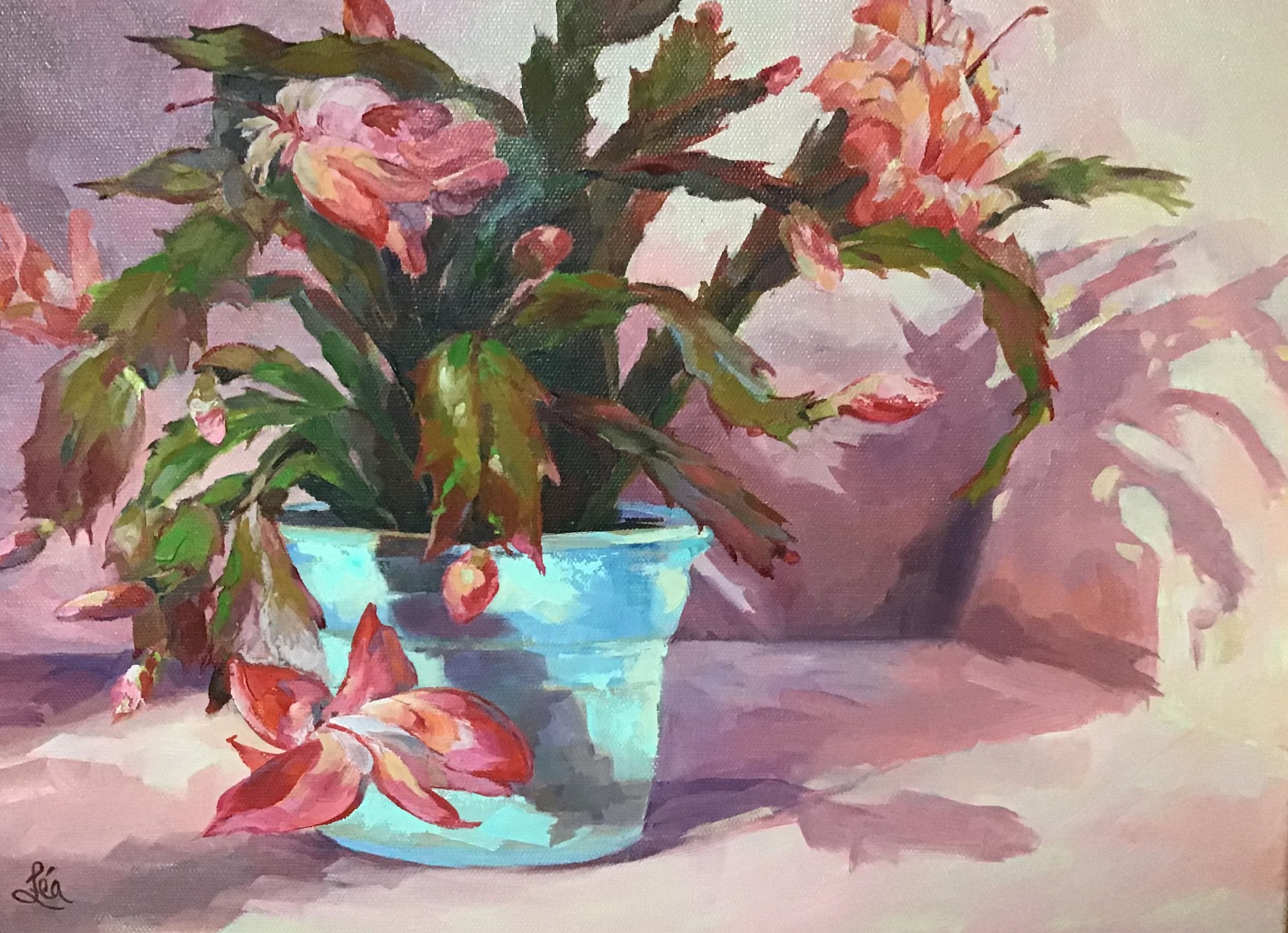 “Christmas Cactus”, by Lea Petersen