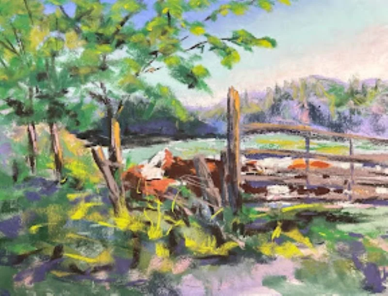 Hranich Breaking the Gate pastel  15x 12.jpg