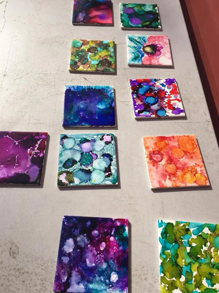 Alcohol Ink Painting
