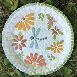 Mosaic Bird Bath
