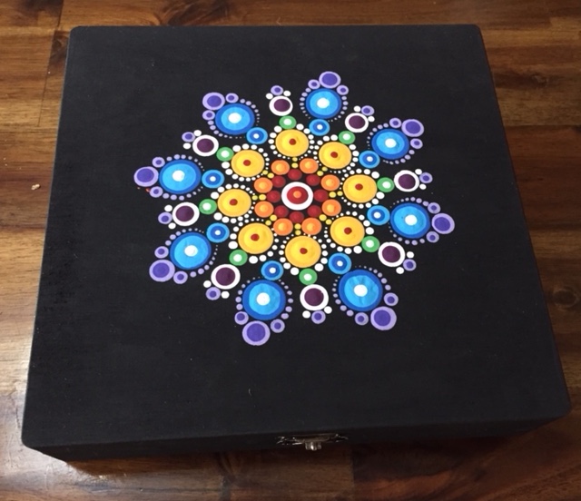 Mandala Mania! - Dot Painting on Boxes — Periwinkle Art & Glassworks