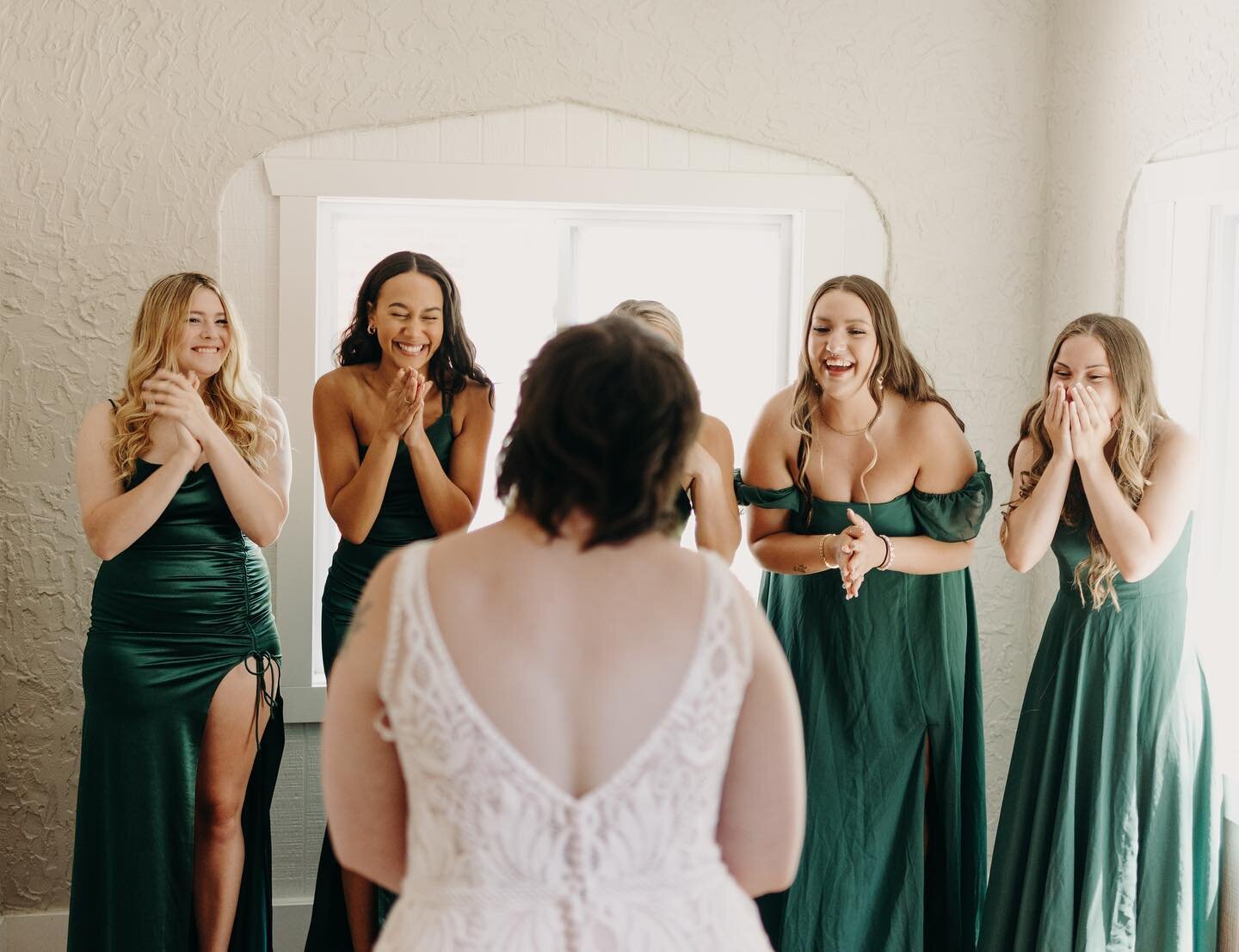 The hype squad literally every bride deserves.