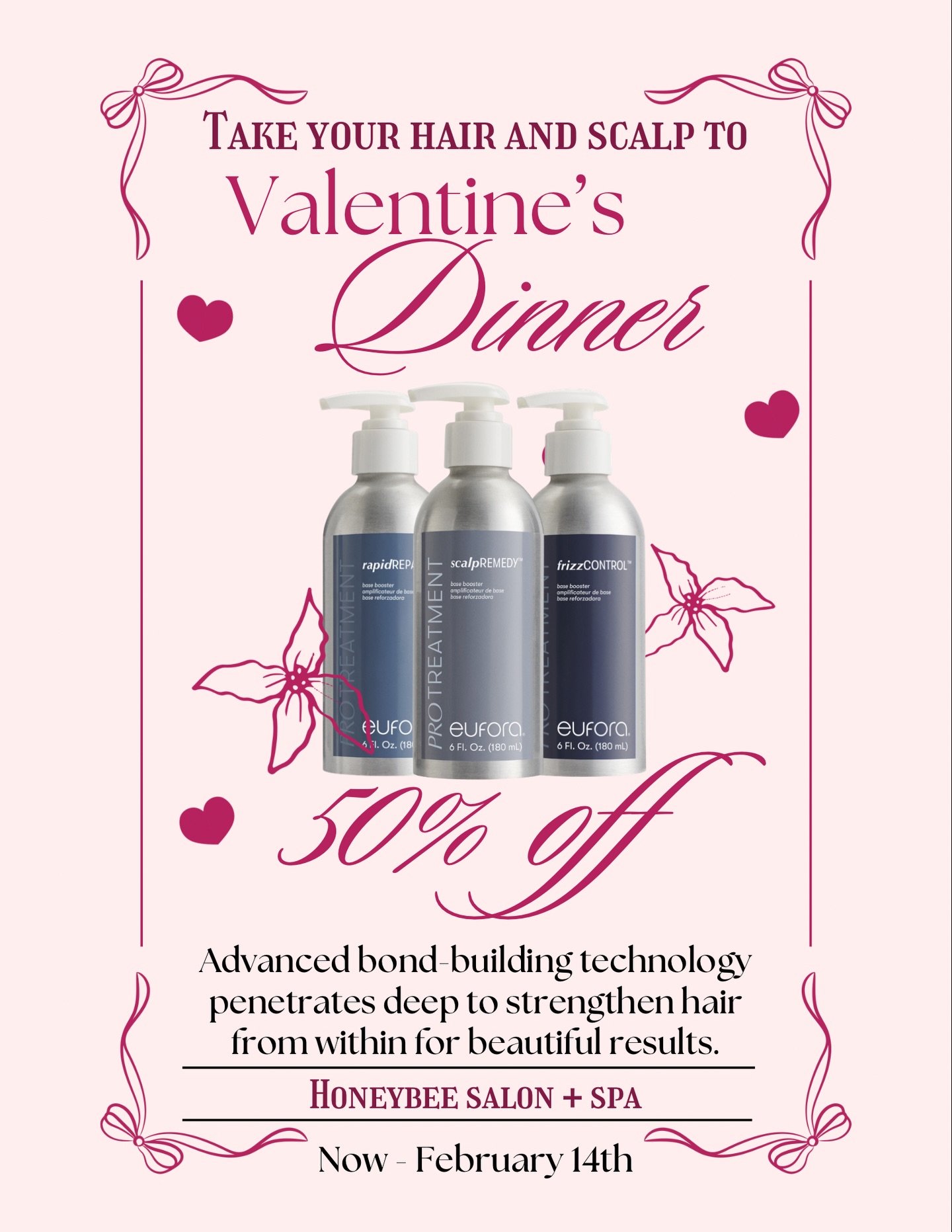 Feed your soul, scalp and hair cuticle this Valentines day! 
We know you want to look your best- whether it&rsquo;s for you, your lover, your homies, or for REVENGE !!! Each treatment has incredible nature-based ingredients - and don&rsquo;t forget y