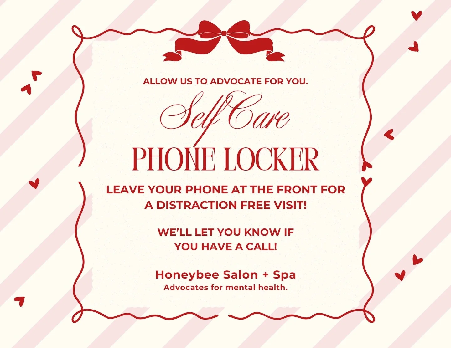 It&rsquo;s ironic that we&rsquo;re posting this- we know. But we need you to know! 
From now on, the option to leave your beloved handheld access to the internet at the desk is available! We believe that disconnecting from the internet is important, 