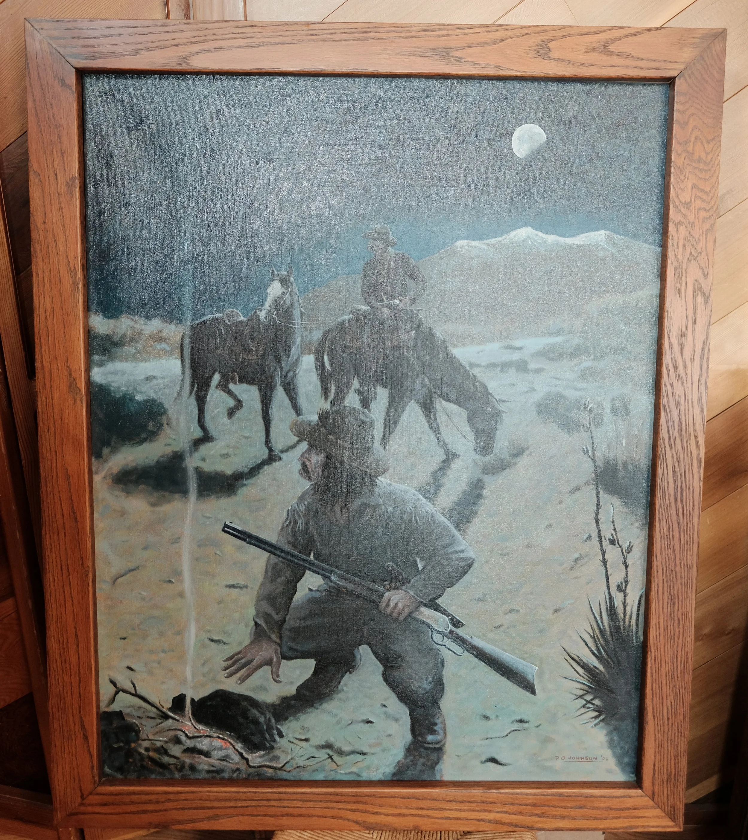 Tracker's Moon - Oil on Linen 34.5x42.5