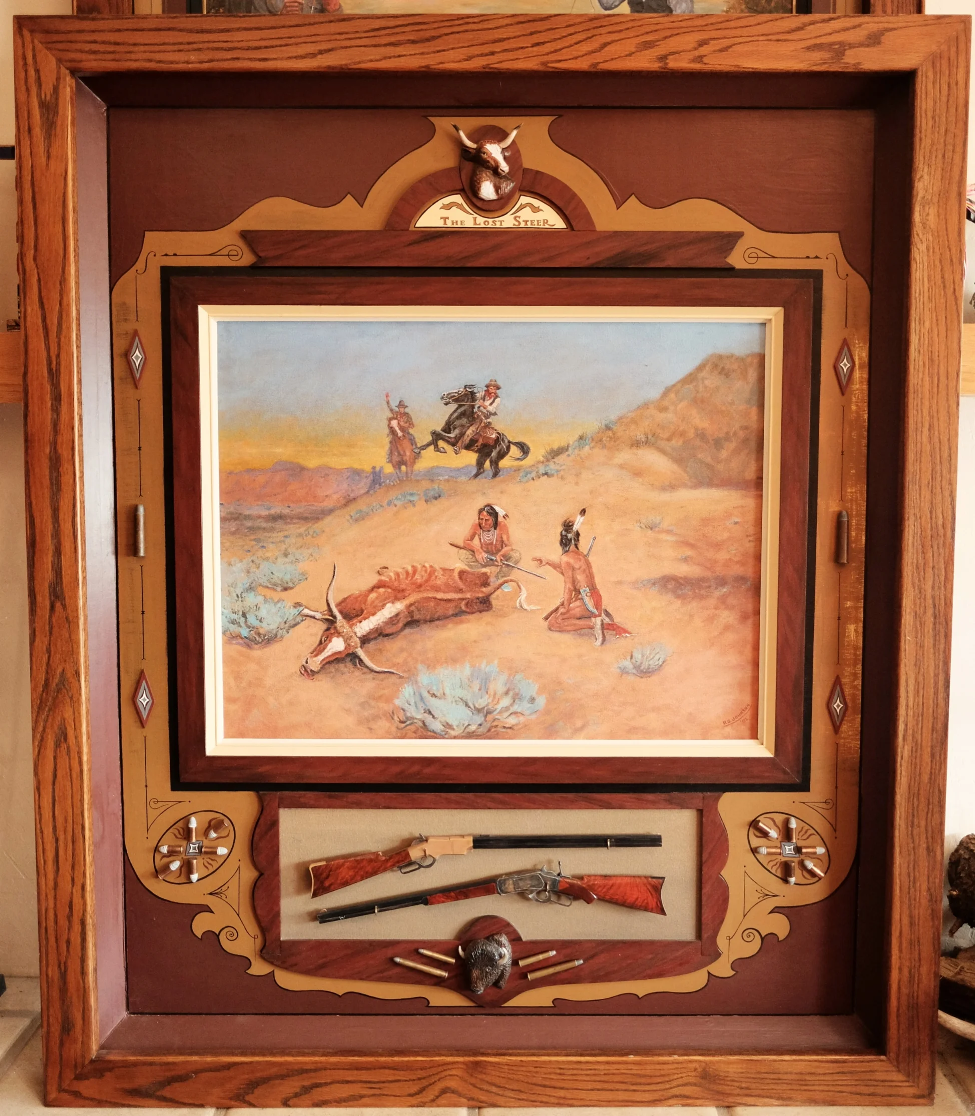 The Lost Steer - Acrylic on Panel 43x51