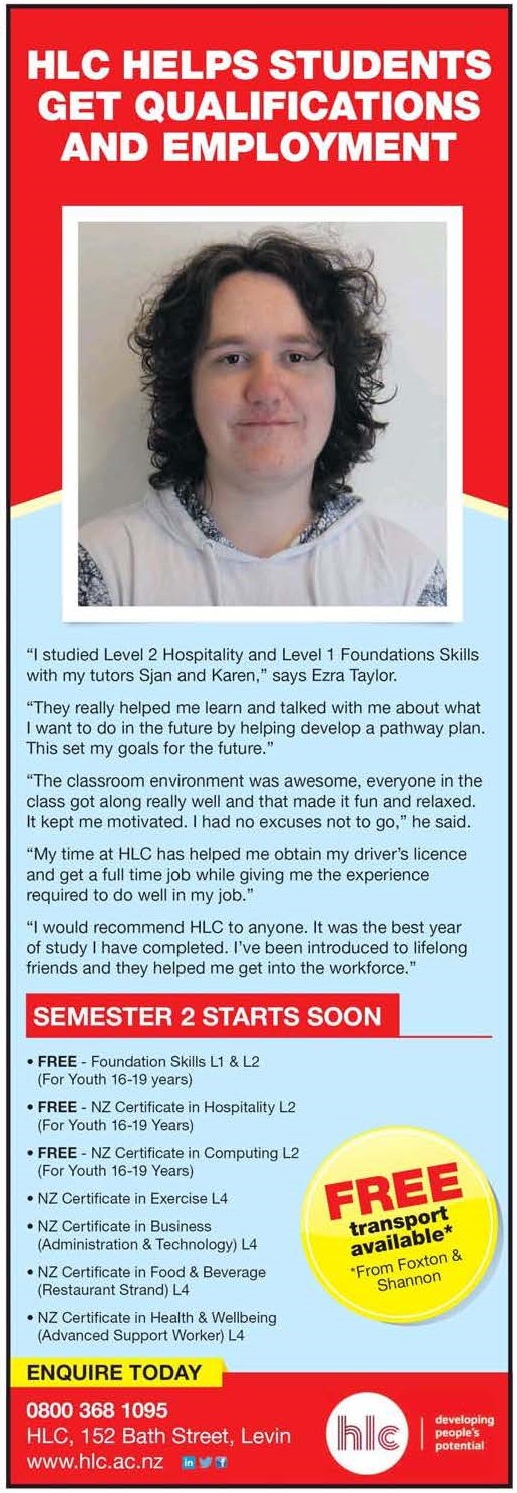 HLC Helps Students get qualifications and employment
