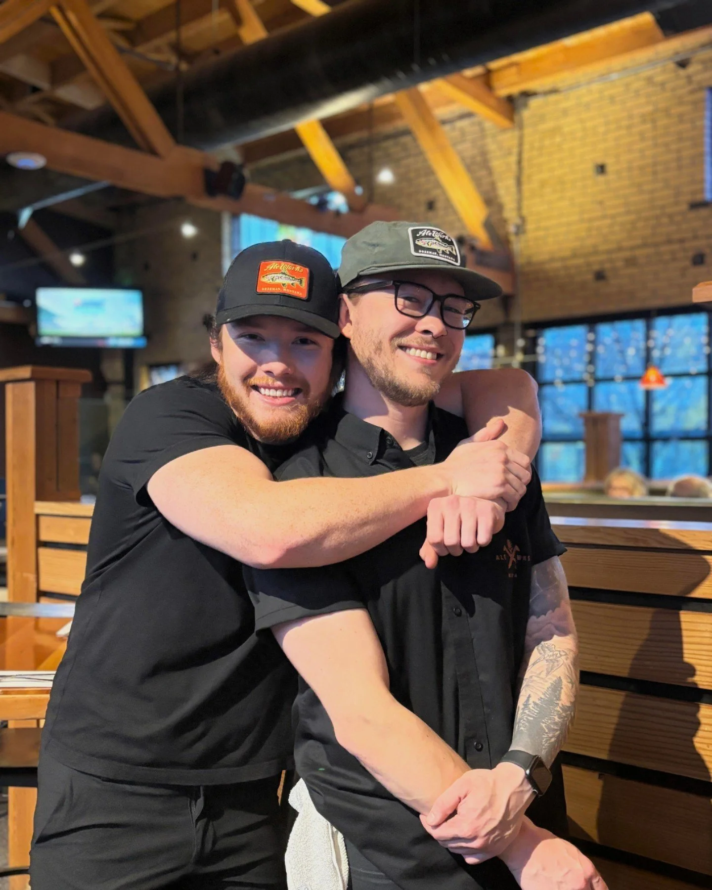 Meet Kameron and Dillon! 

We love having these two brothers around the restaurant!

Kameron has been with Ale Works for about 5 months as an Expo while his brother Dillon has been with us for 1 year and 8 months and is currently rocking it as a Bart