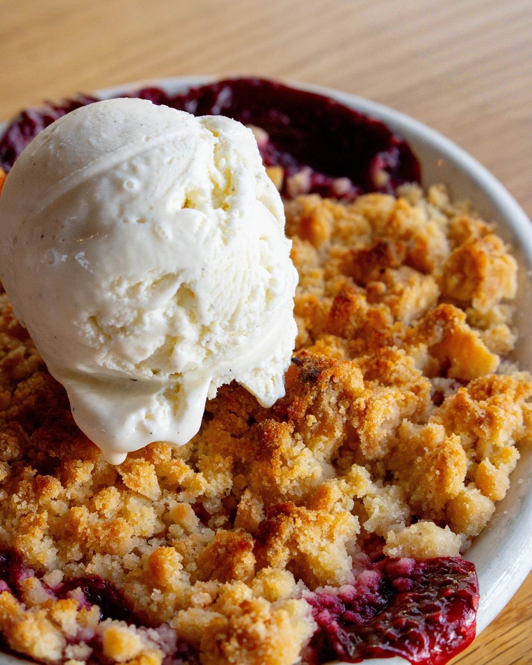 There&rsquo;s something special about a dessert that changes with the seasons, the kind that feels just as right after a summer meal as it does on a chilly November night.

Our Seasonal Crisp celebrates whatever&rsquo;s fresh and local, baked until g